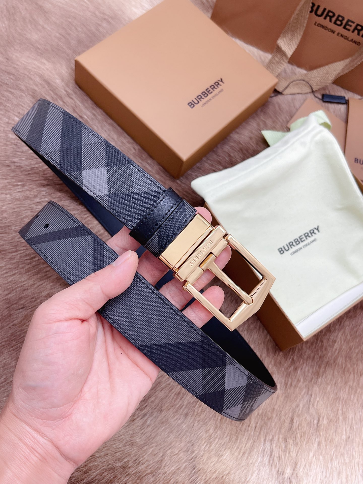 Burberry Male Basic Belt M