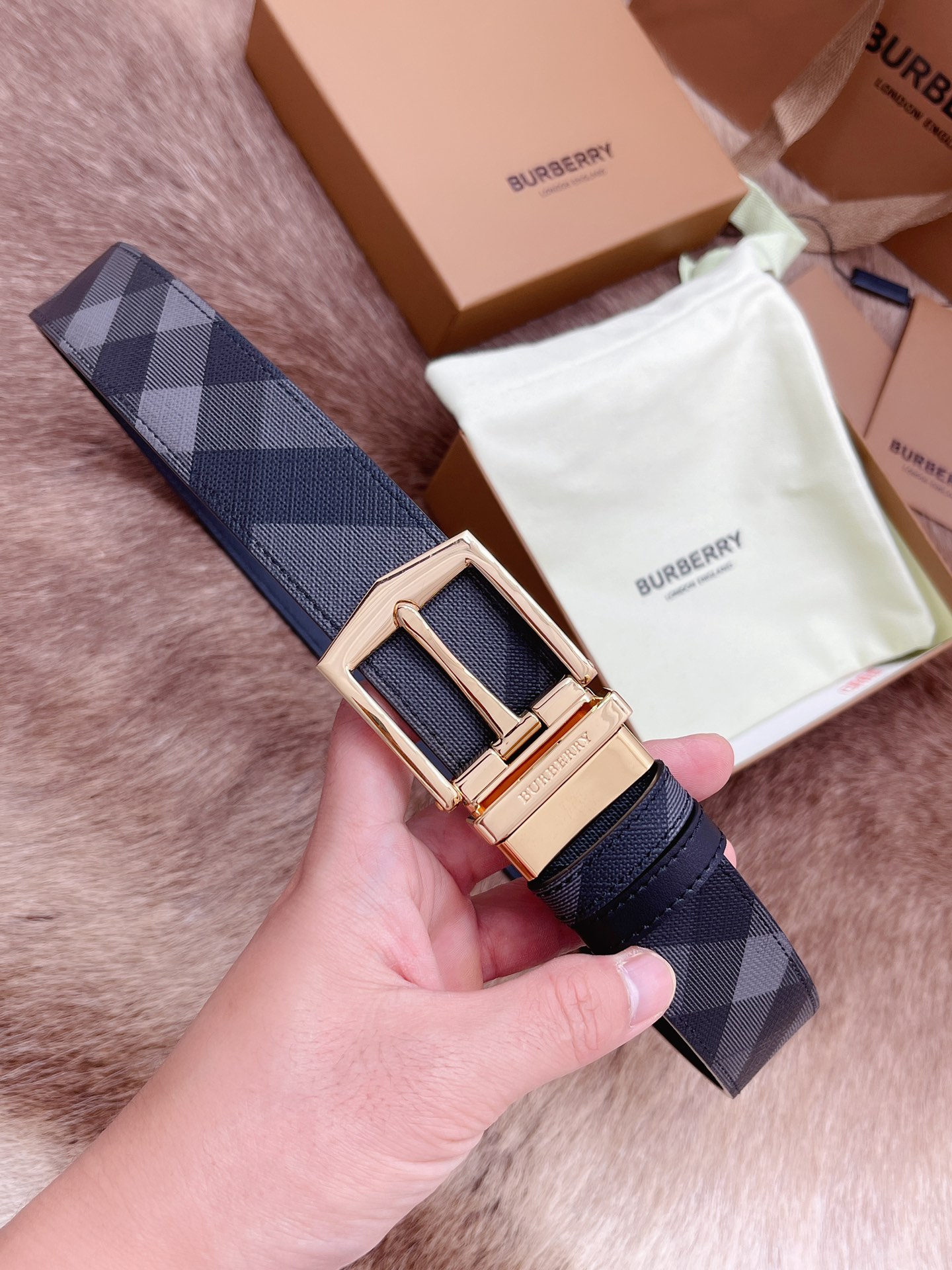 Burberry Male Basic Belt M
