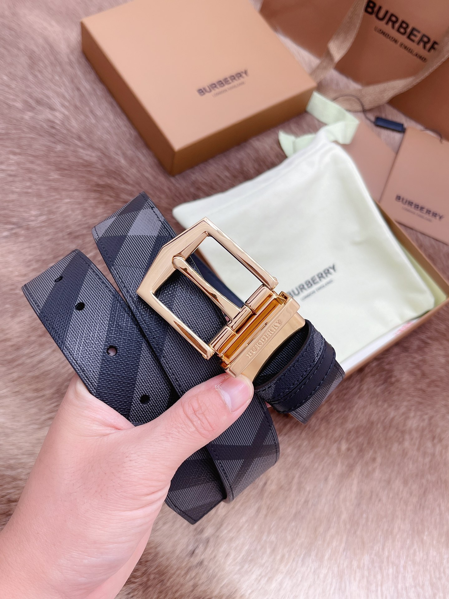 Burberry Male Basic Belt M