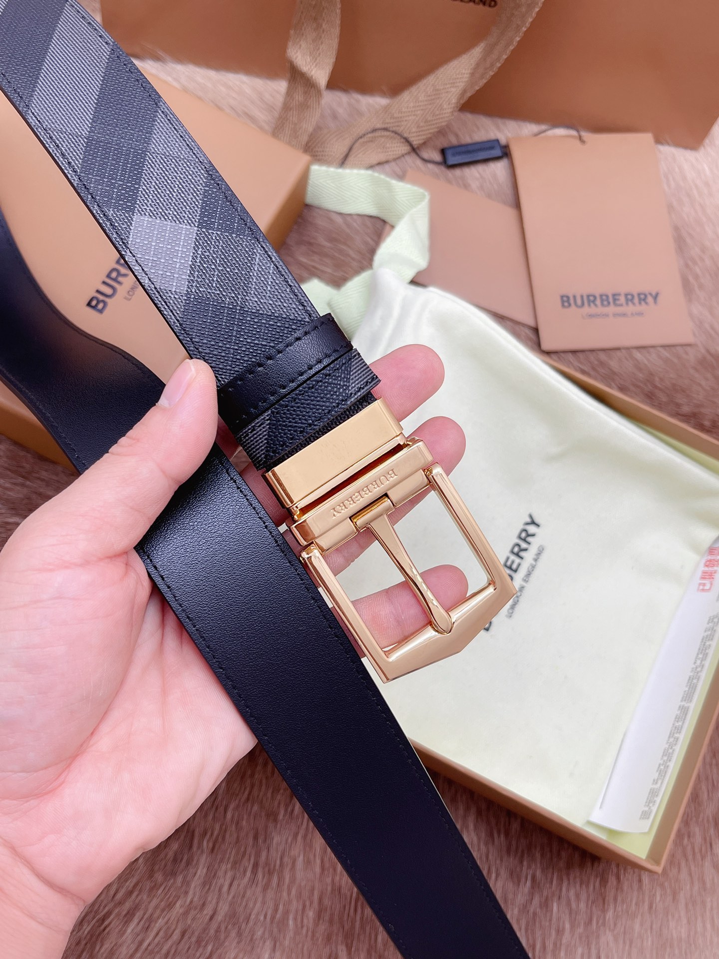 Burberry Male Basic Belt M