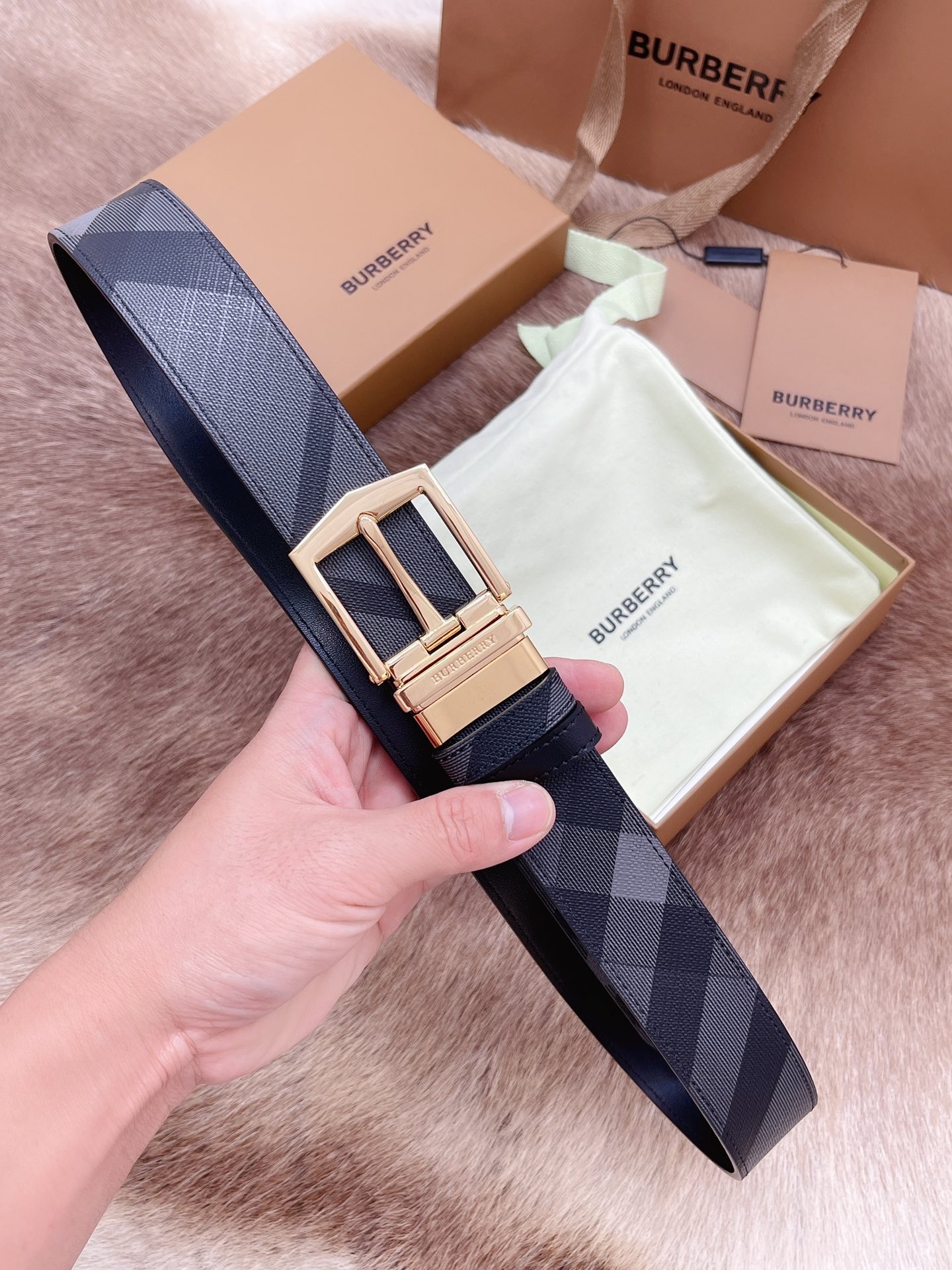 Burberry Male Basic Belt M