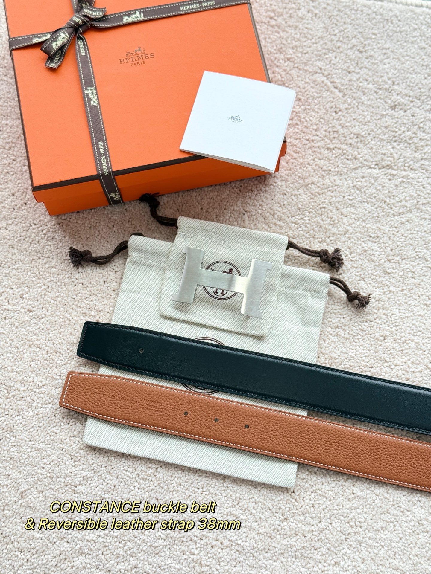 Hermès Male Basic Belt 38mm-s