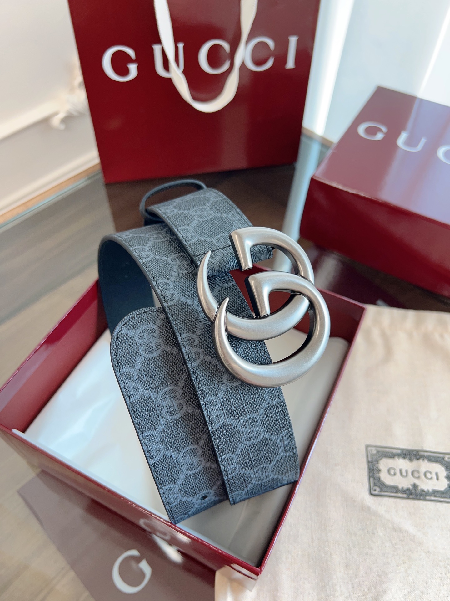 Gucci Basic Belt 13514-m-l