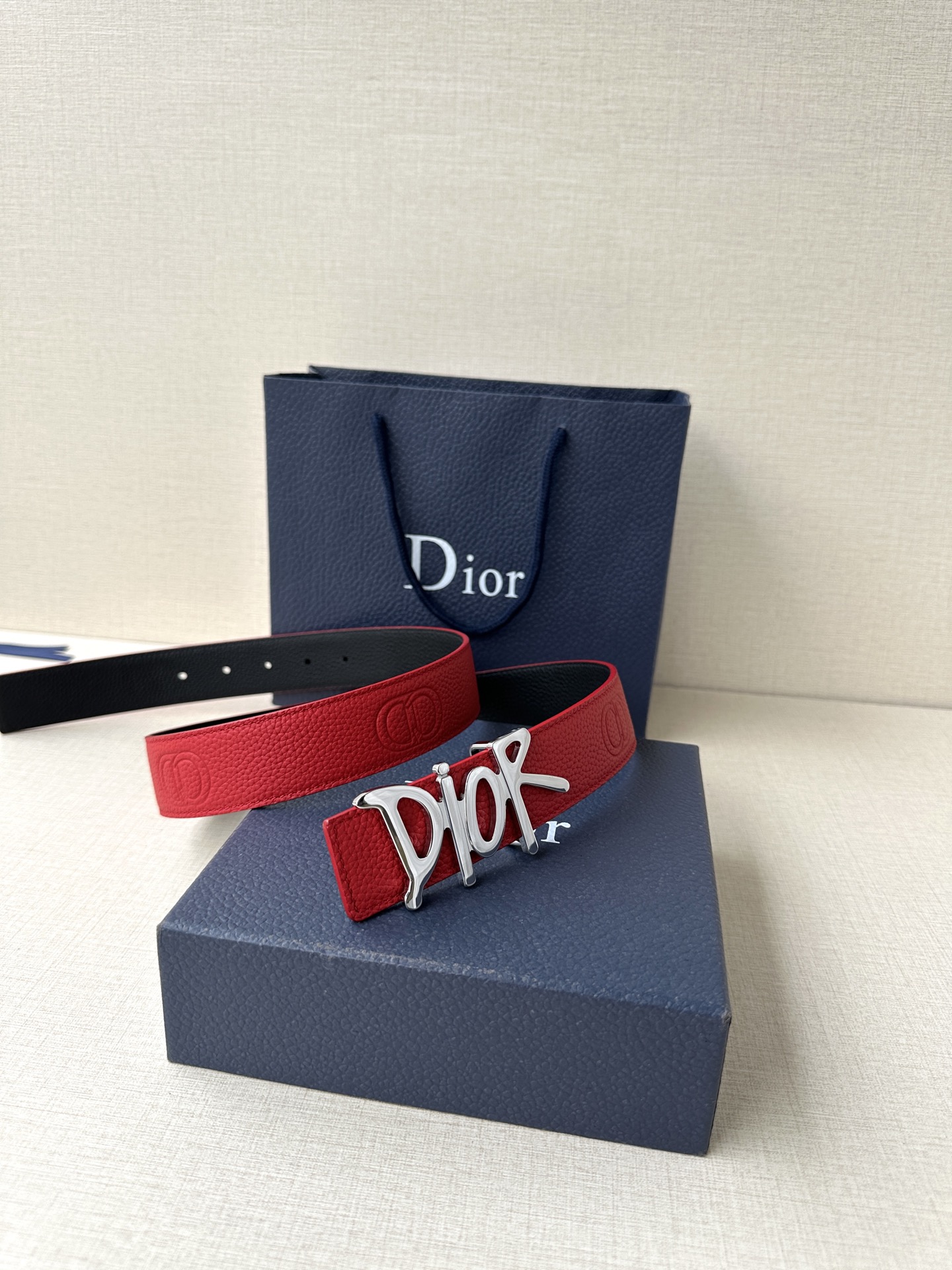 Dior Basic Belt Cow Leather Black