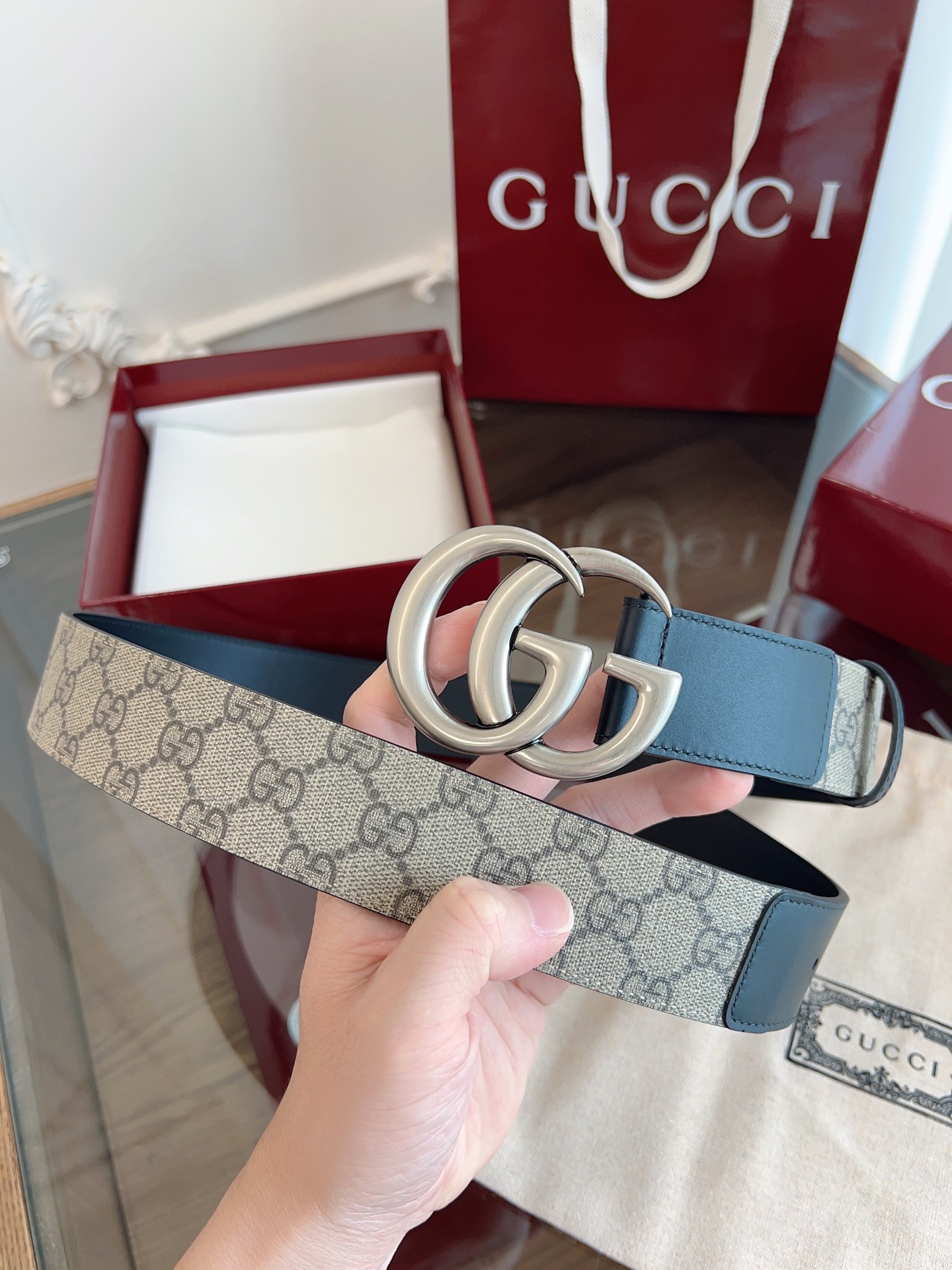 Gucci Basic Belt Cow Leather 13514-m-l