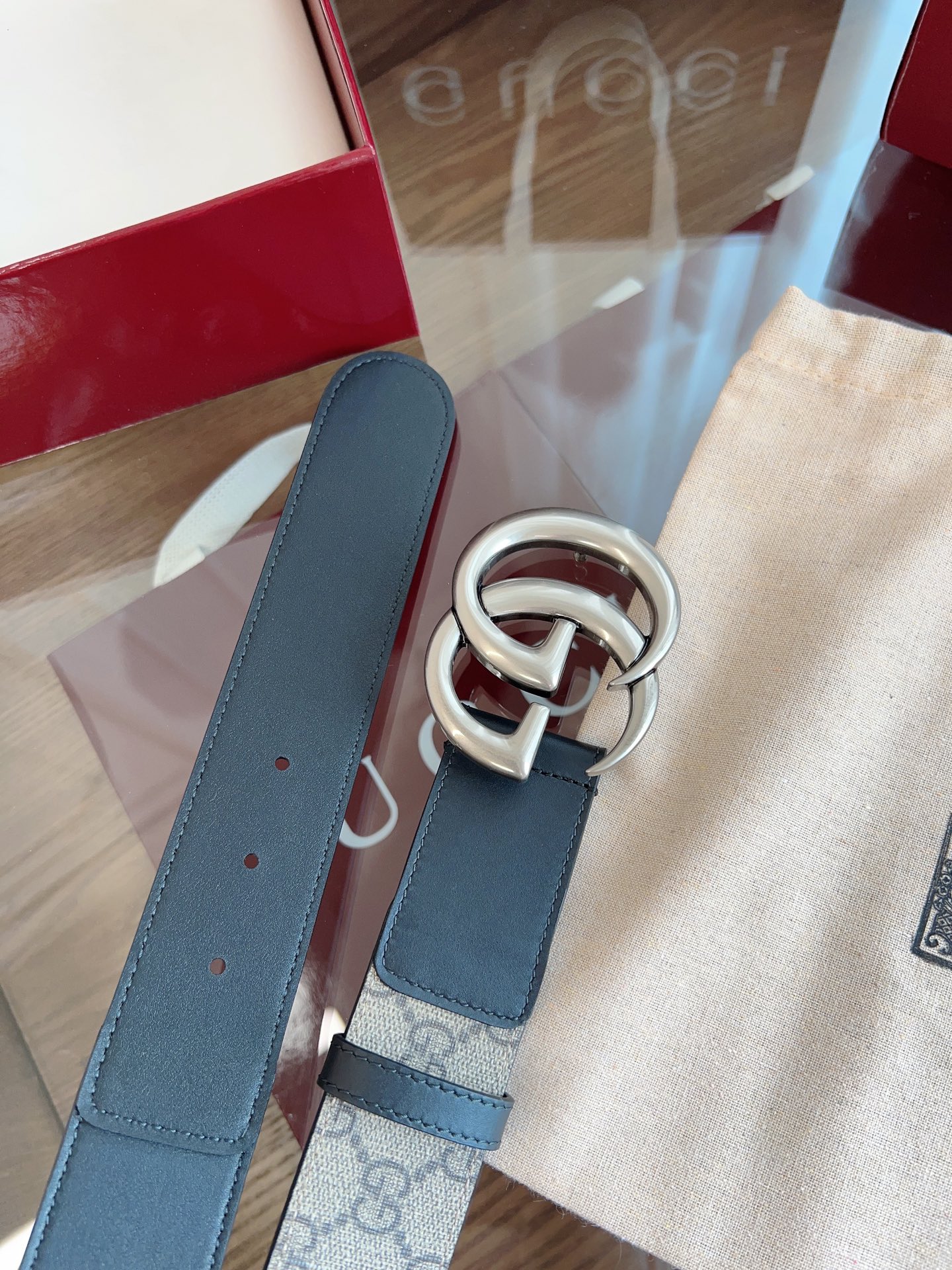 Gucci Basic Belt Cow Leather 13514-m-l