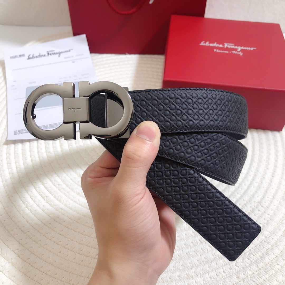 Salvatore Ferragamo Male Basic Belt Cow Leather M