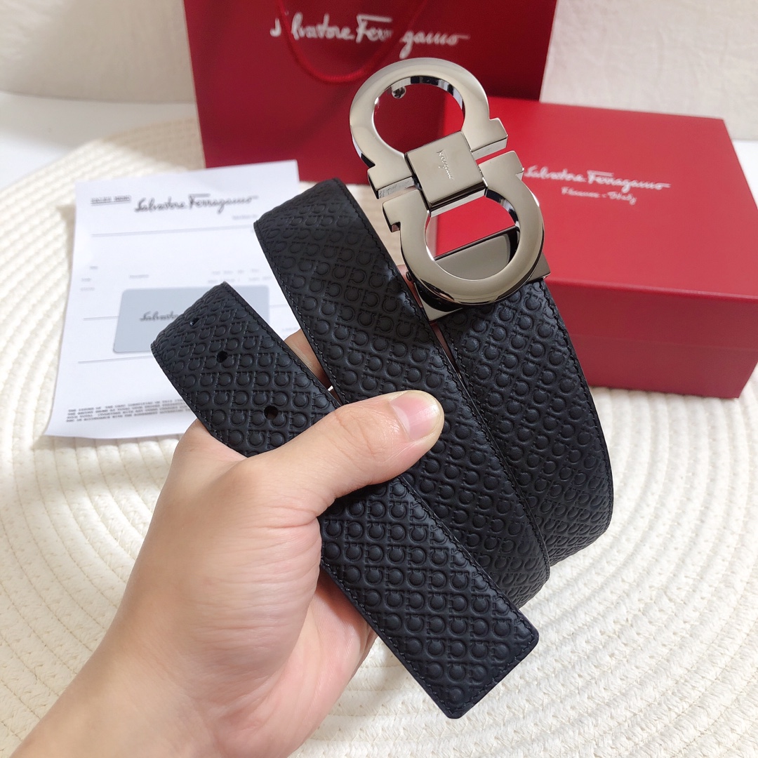 Salvatore Ferragamo Male Basic Belt Cow Leather M