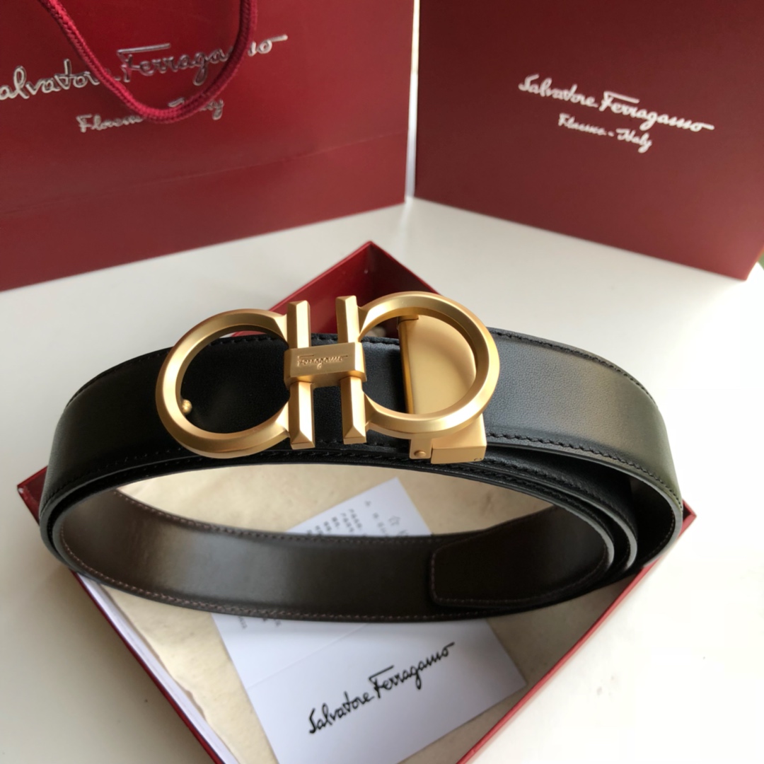 Salvatore Ferragamo Male Basic Belt Cow Leather M