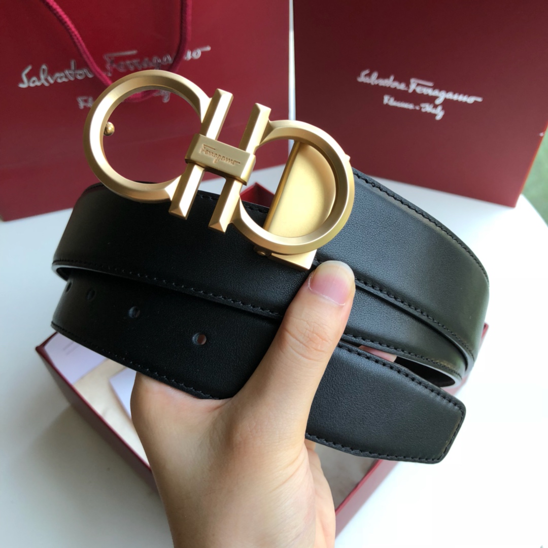 Salvatore Ferragamo Male Basic Belt Cow Leather M