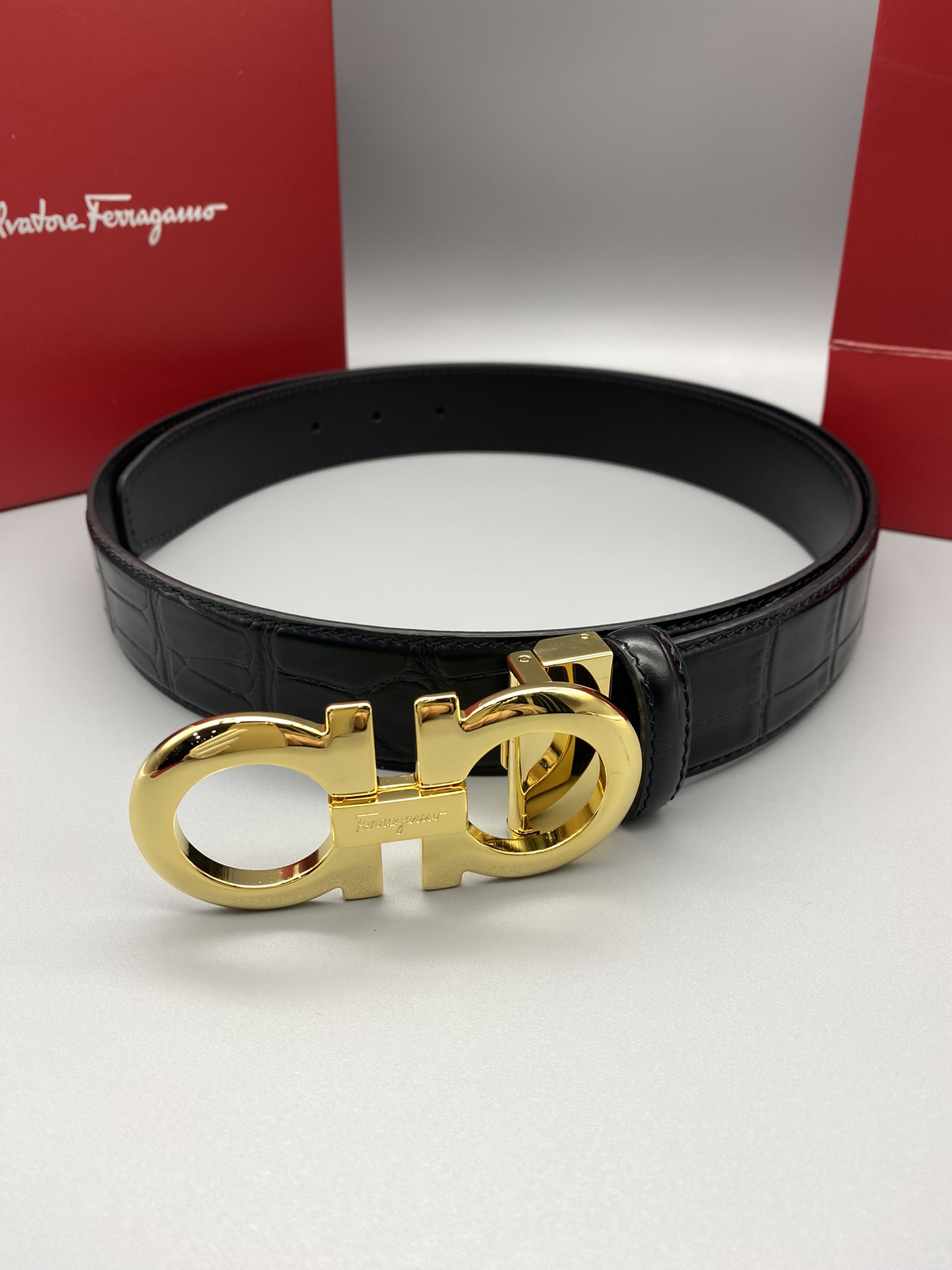 Salvatore Ferragamo Male Basic Belt Cow Leather M