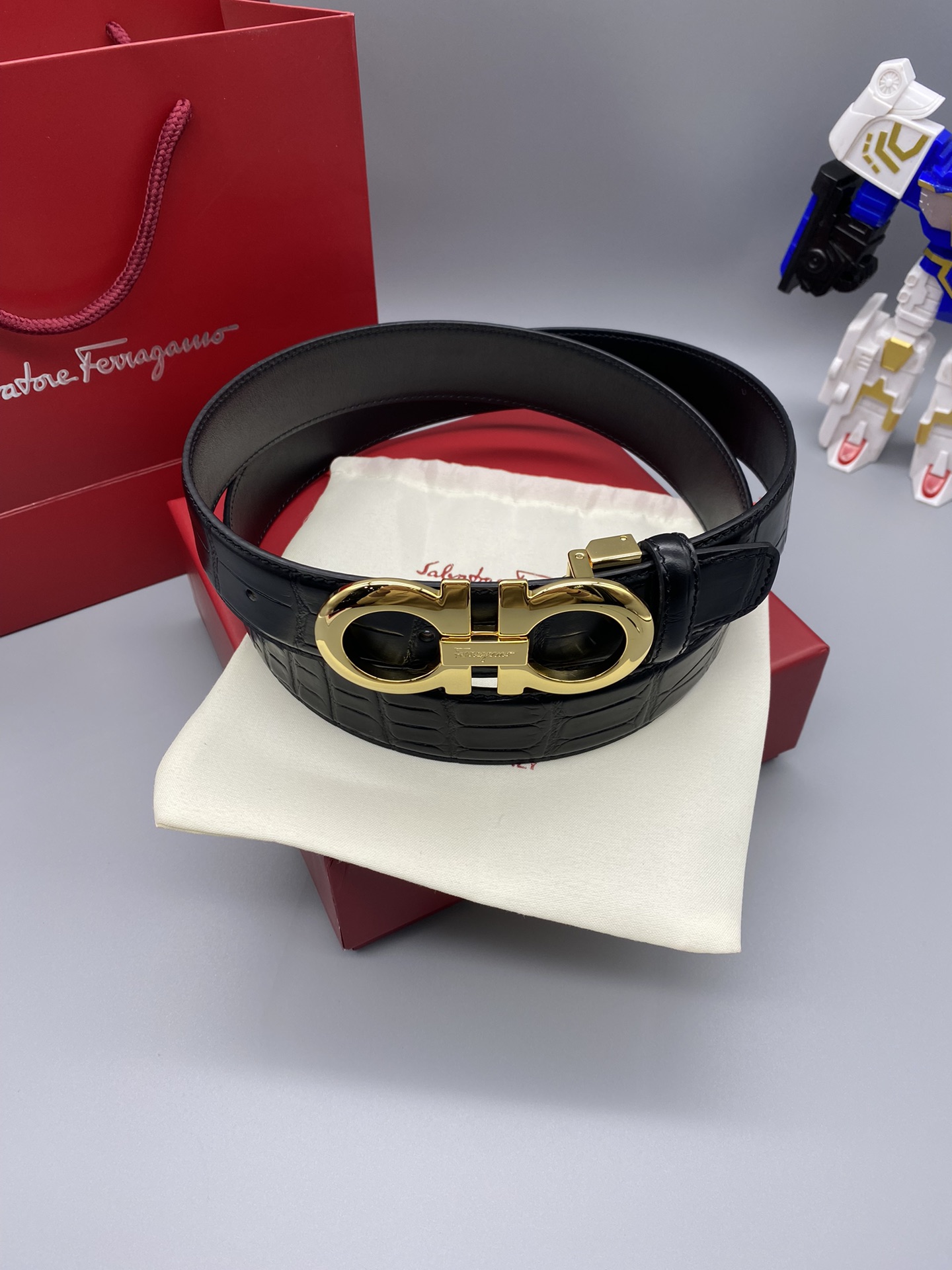 Salvatore Ferragamo Male Basic Belt Cow Leather M