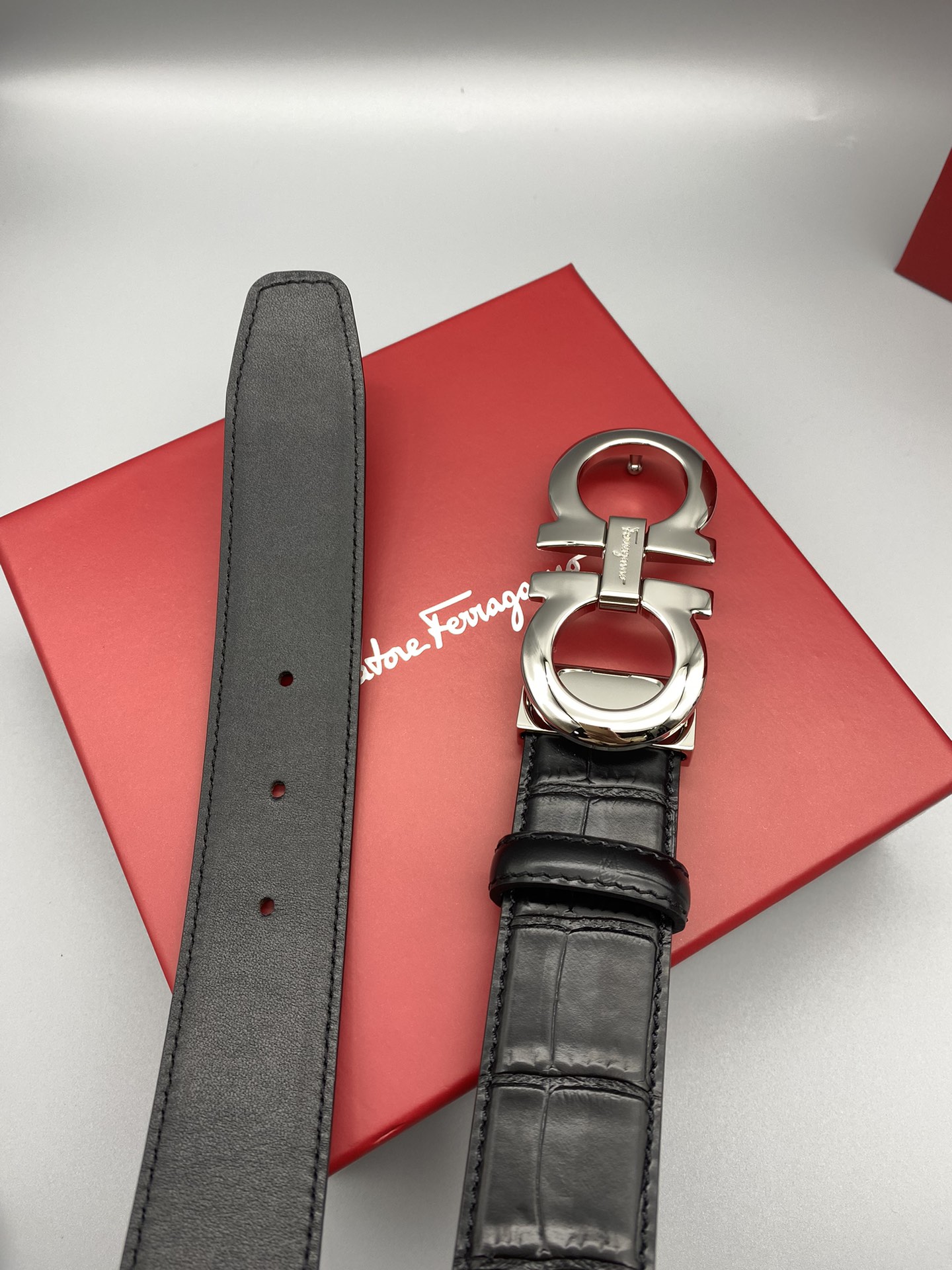 Salvatore Ferragamo Male Basic Belt Cow Leather M