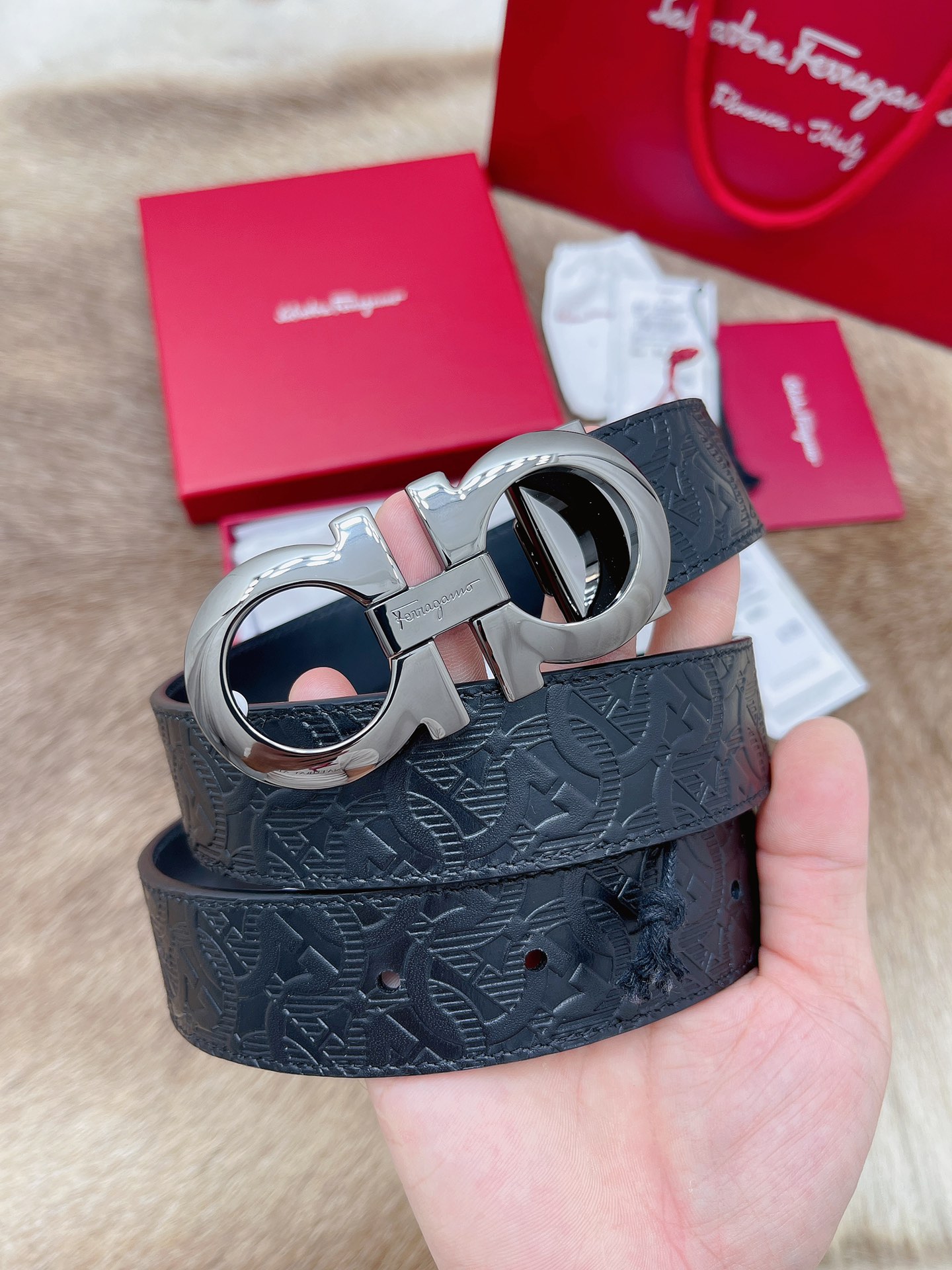 Salvatore Ferragamo Male Basic Belt M