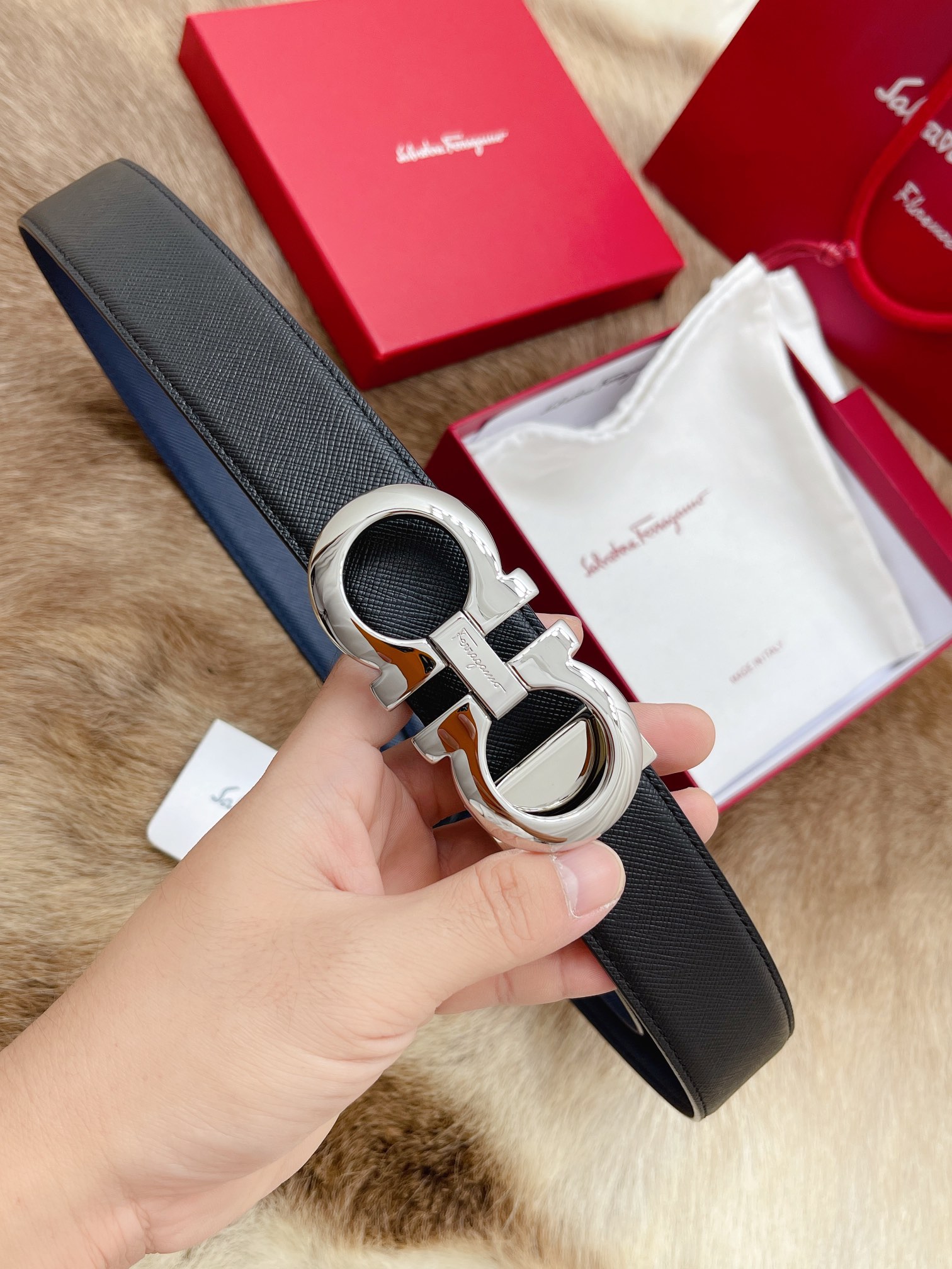 Salvatore Ferragamo Male Basic Belt M