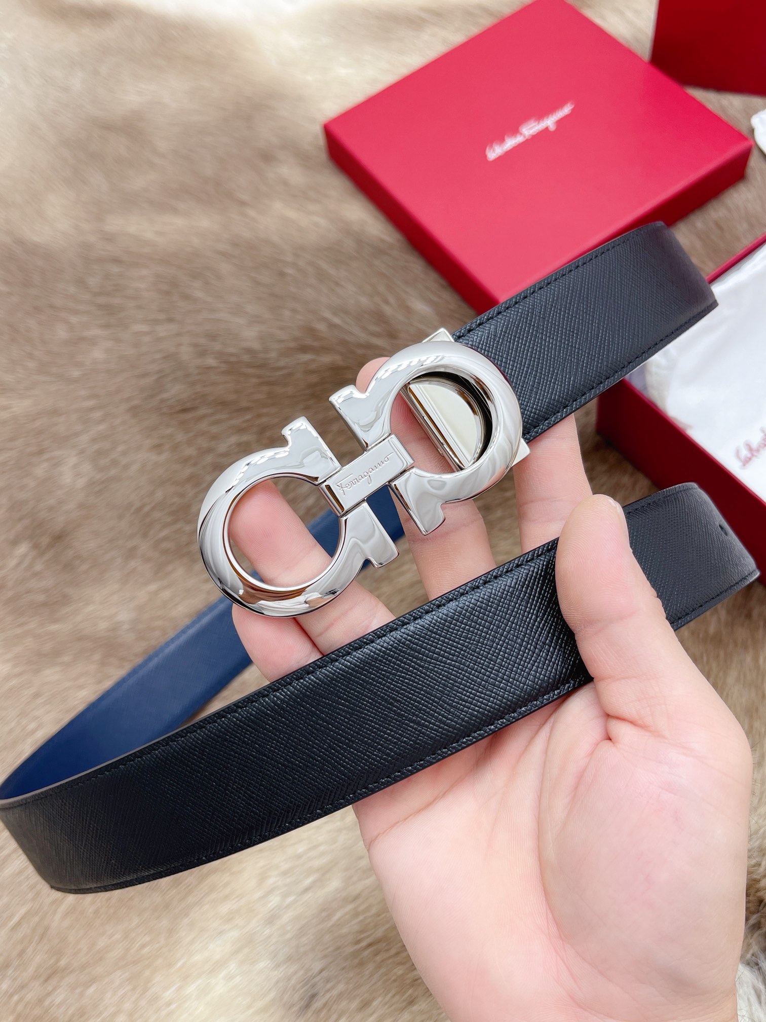 Salvatore Ferragamo Male Basic Belt M