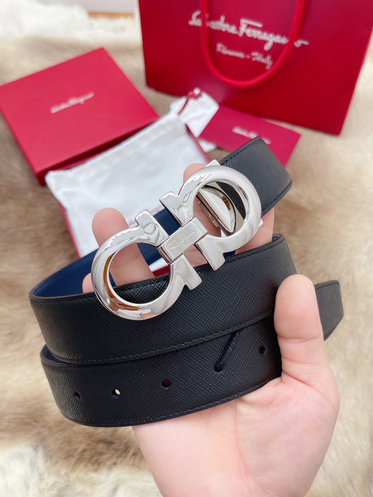 Salvatore Ferragamo Male Basic Belt M