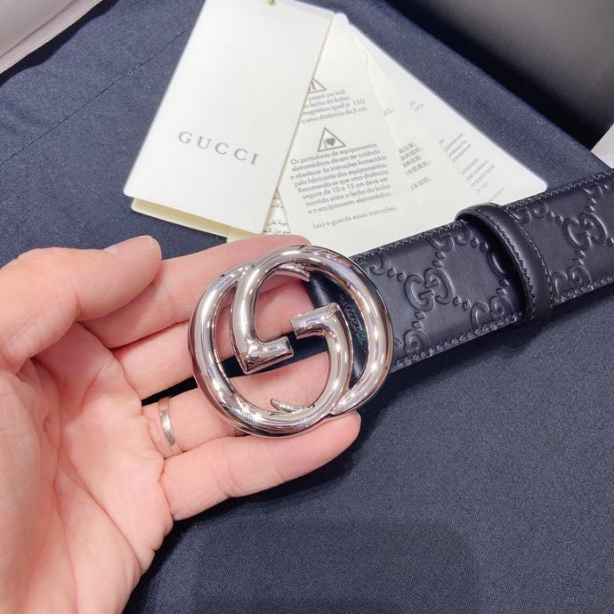 Gucci Basic Belt Cow Leather 38mm