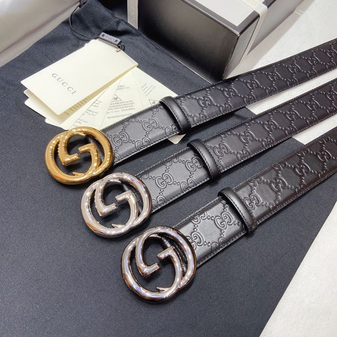 Gucci Basic Belt Cow Leather 38mm