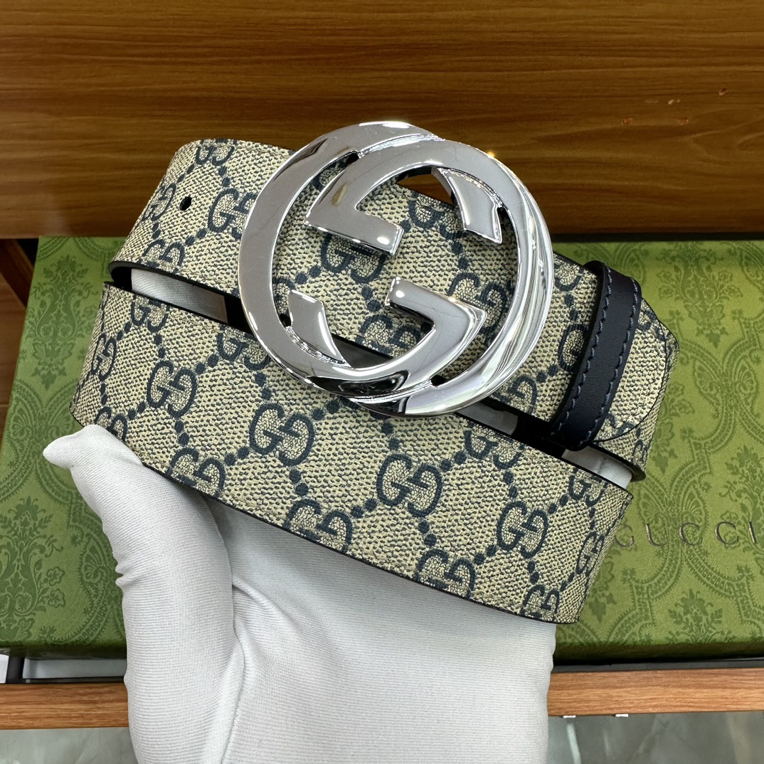 Gucci Basic Belt Black Waterproof M