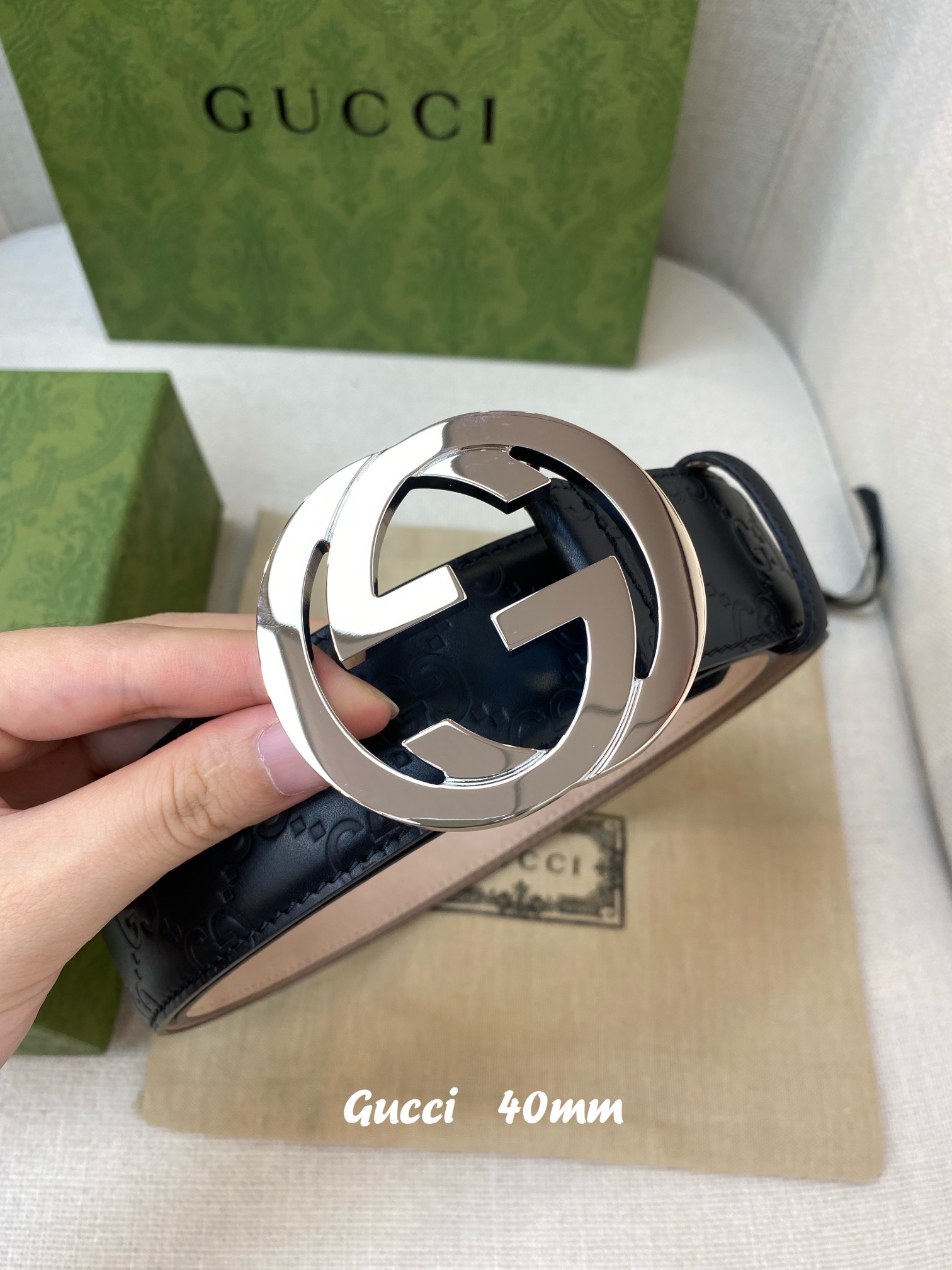 Gucci Male Basic Belt 40mm