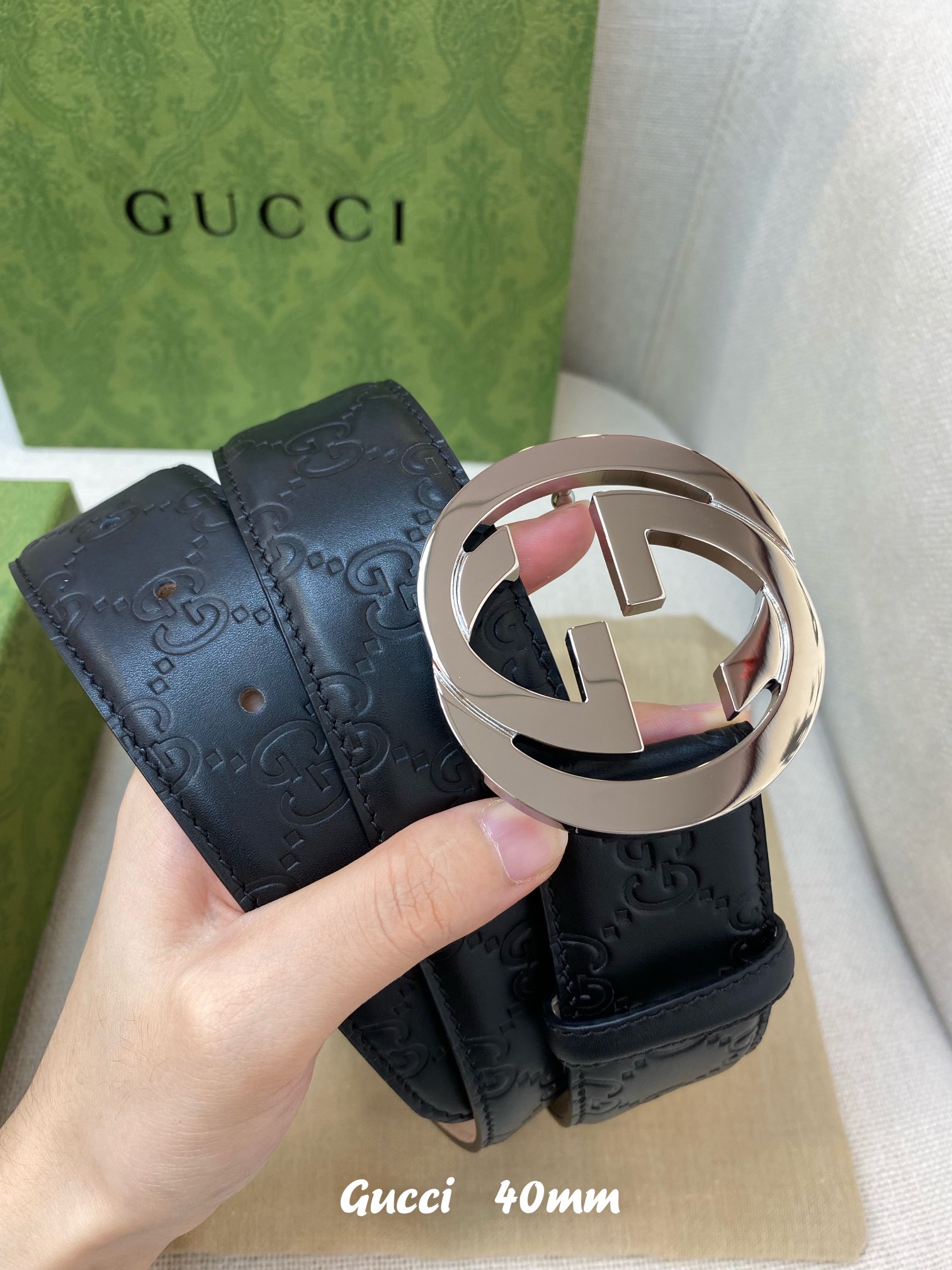 Gucci Male Basic Belt 40mm