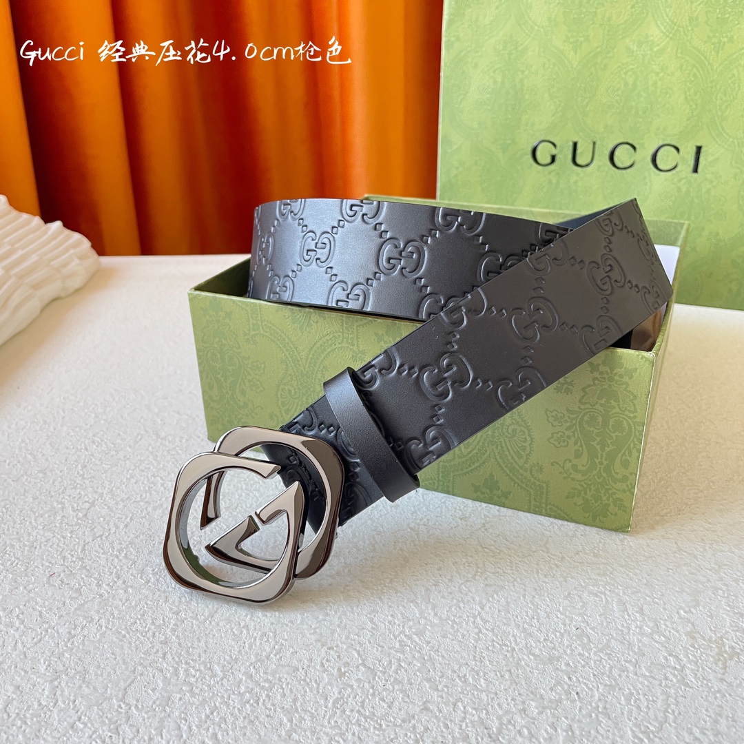 Gucci Basic Belt Cow Leather M