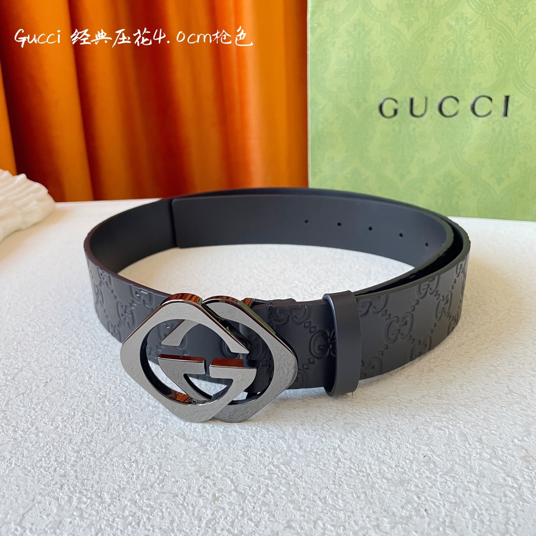 Gucci Basic Belt Cow Leather M
