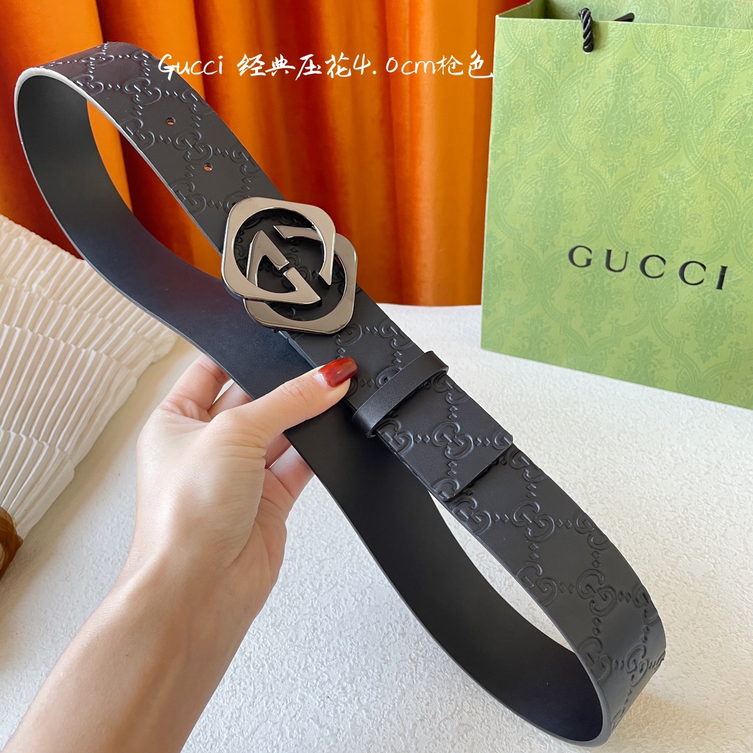 Gucci Basic Belt Cow Leather M