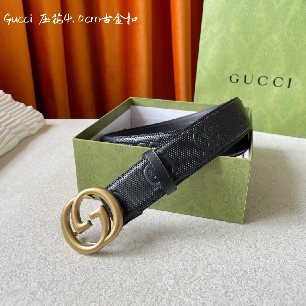 Gucci Basic Belt Cow Leather M