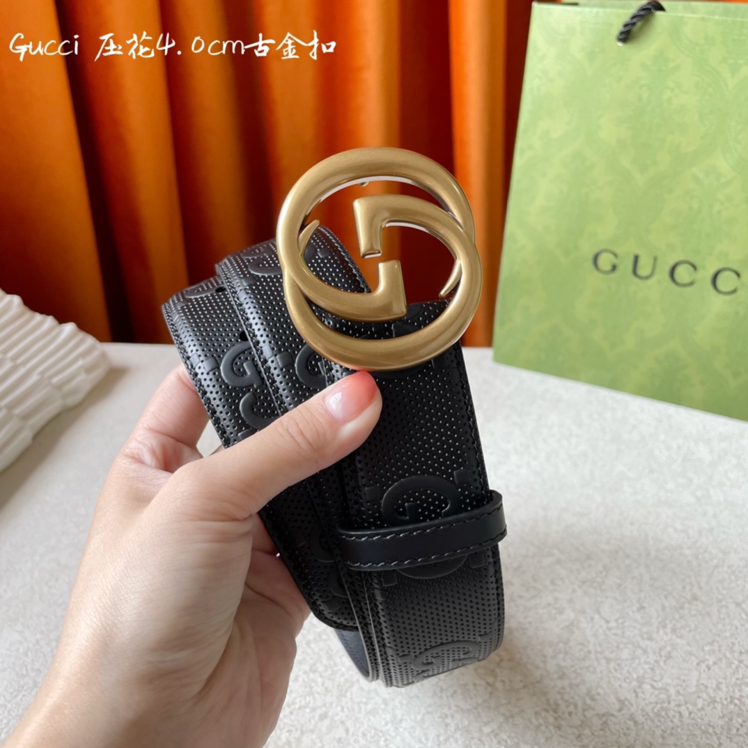 Gucci Basic Belt Cow Leather M