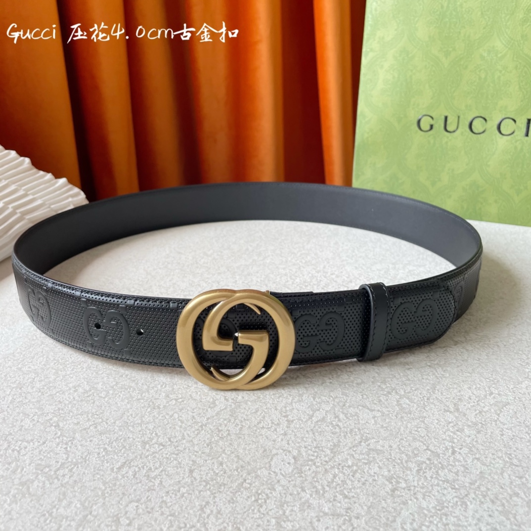 Gucci Basic Belt Cow Leather M