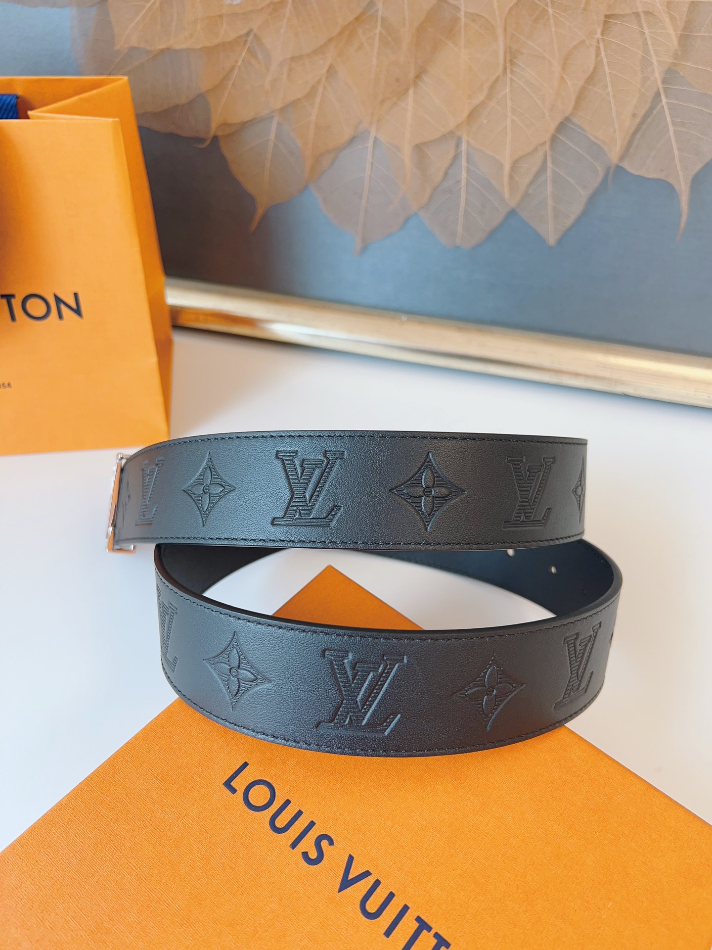 Louis Vuitton Basic Belt Cow Leather S-m-l