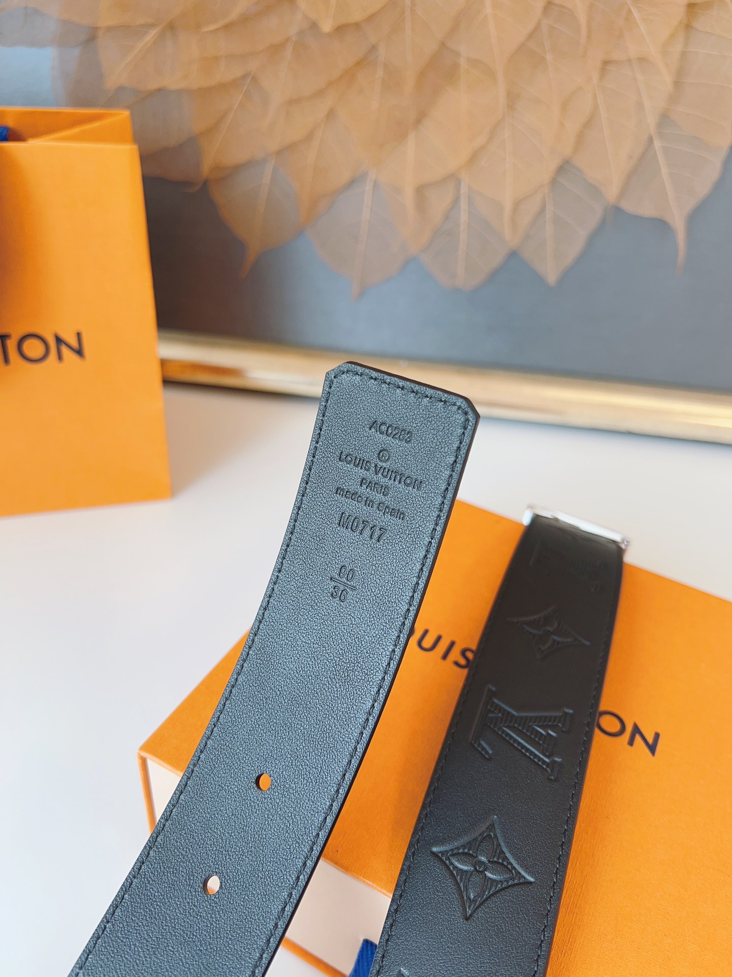 Louis Vuitton Basic Belt Cow Leather S-m-l