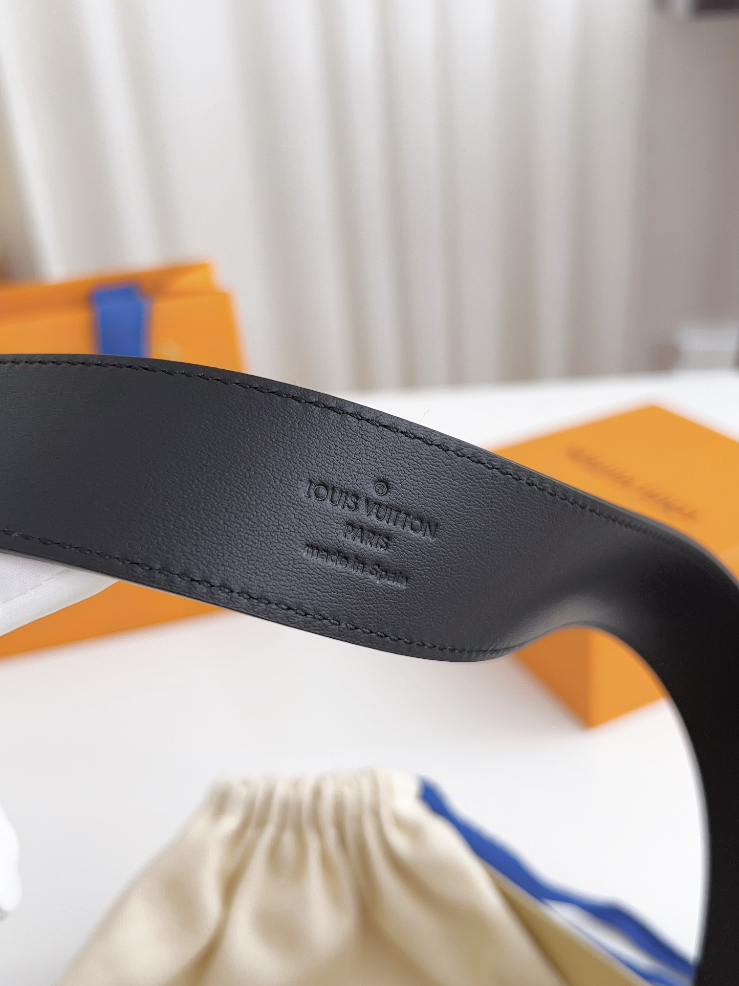 Louis Vuitton Male Basic Belt Cow Leather 125cm-l