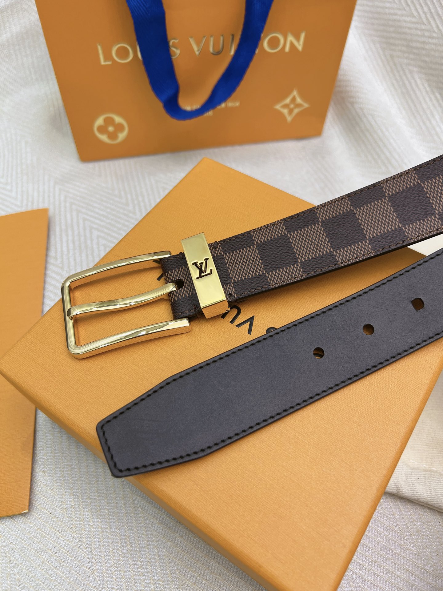 Louis Vuitton Male Basic Belt 5mm-l