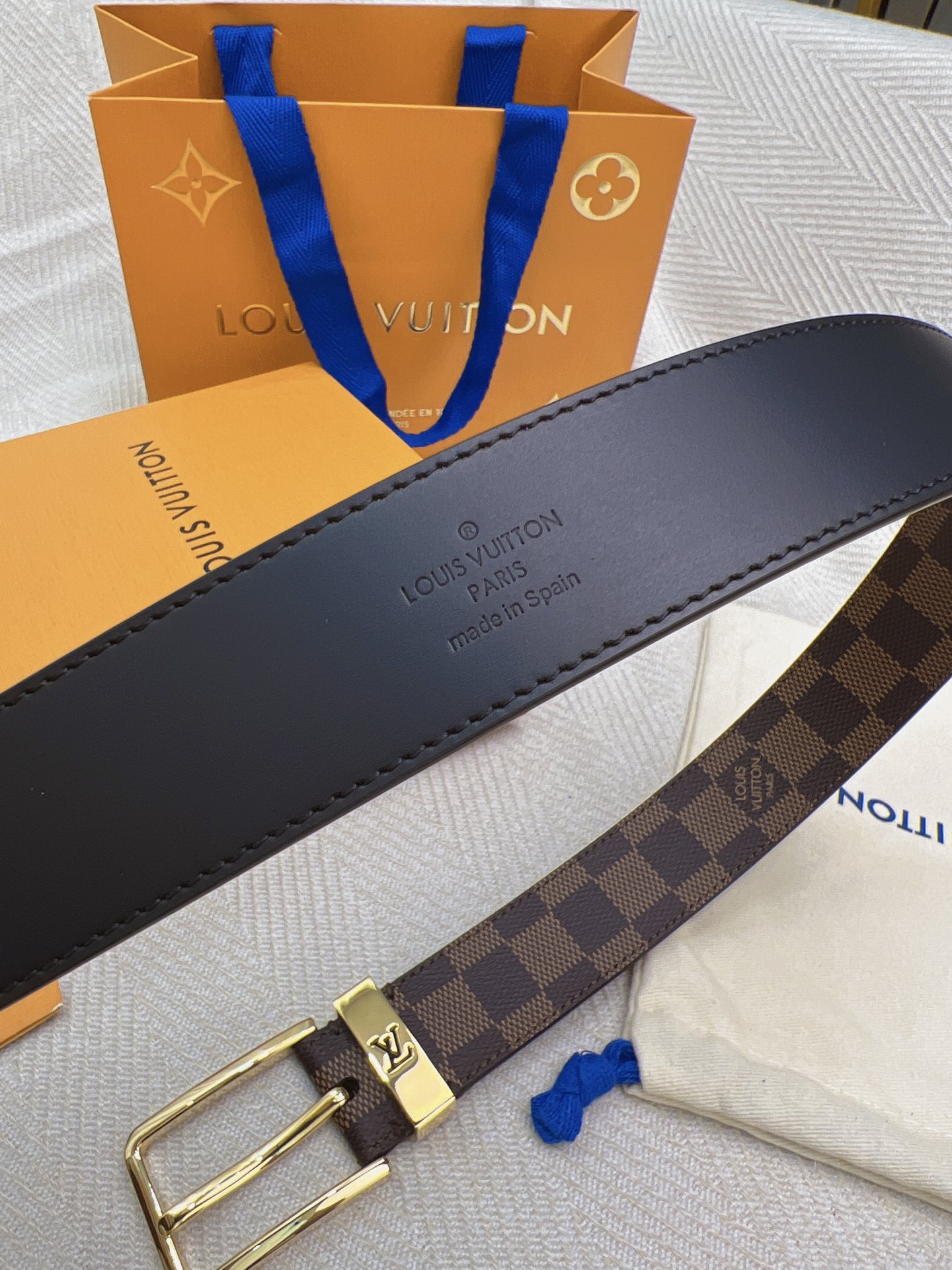 Louis Vuitton Male Basic Belt 5mm-l