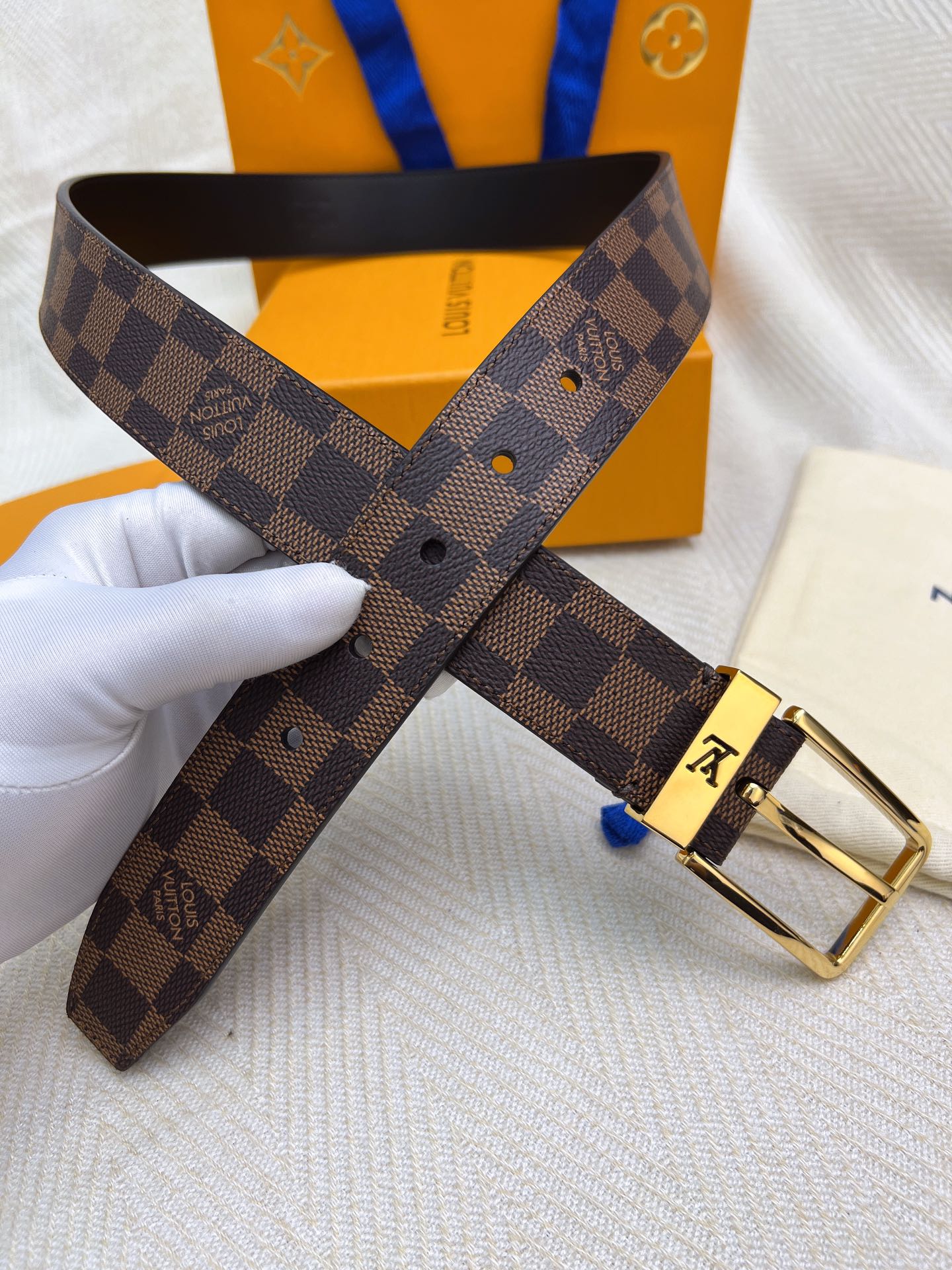 Louis Vuitton Male Basic Belt 5mm-l