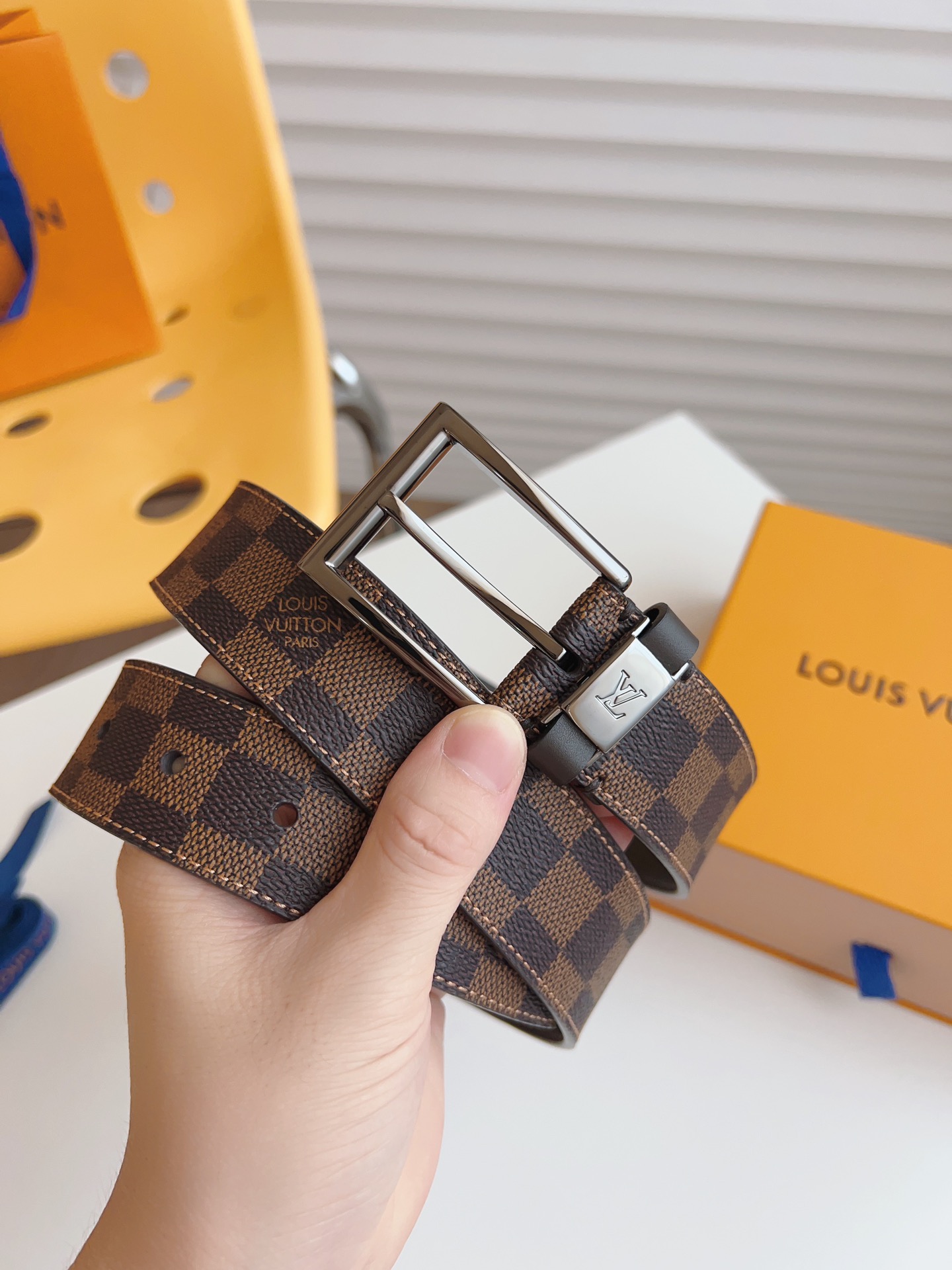 Louis Vuitton Male Basic Belt 35mm-l