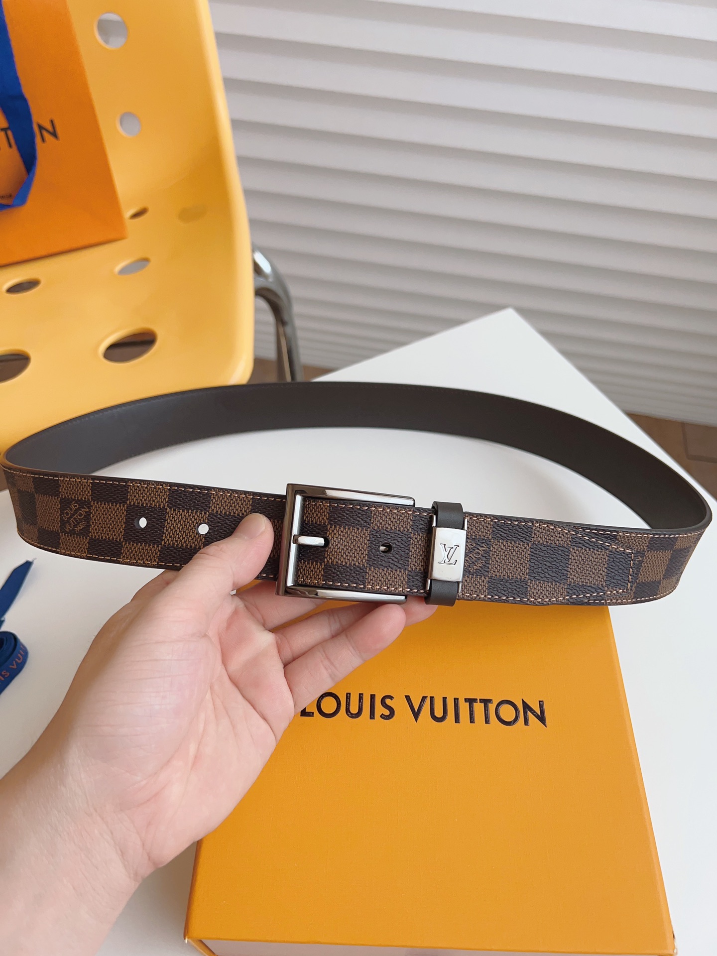 Louis Vuitton Male Basic Belt 35mm-l