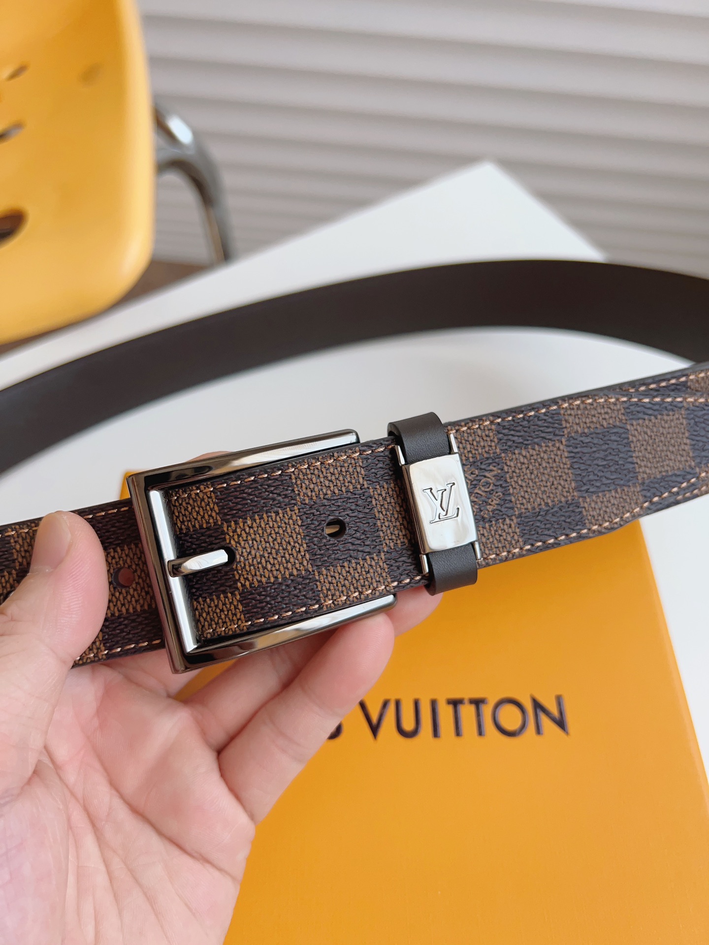 Louis Vuitton Male Basic Belt 35mm-l