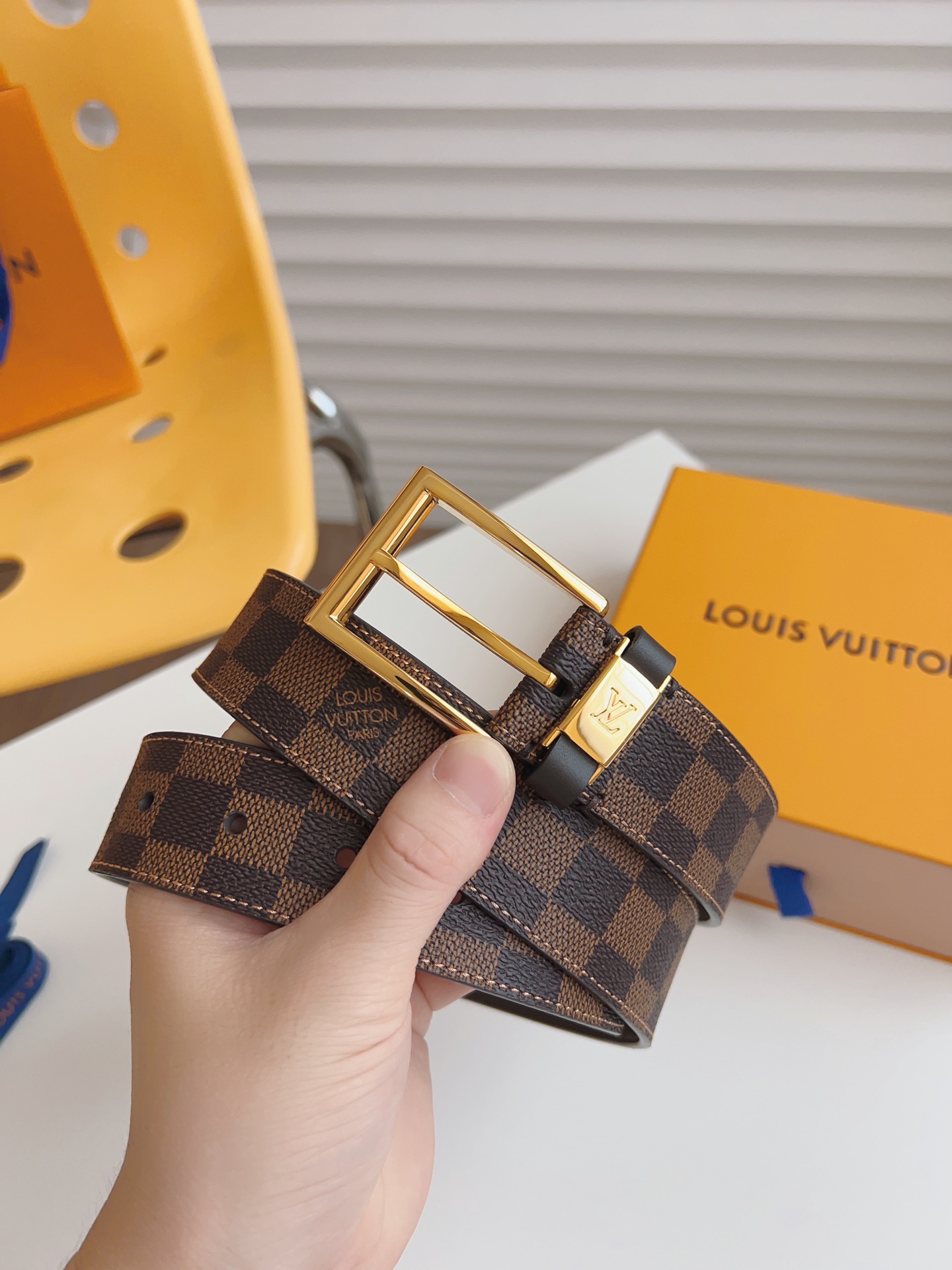 Louis Vuitton Male Basic Belt 35mm-l