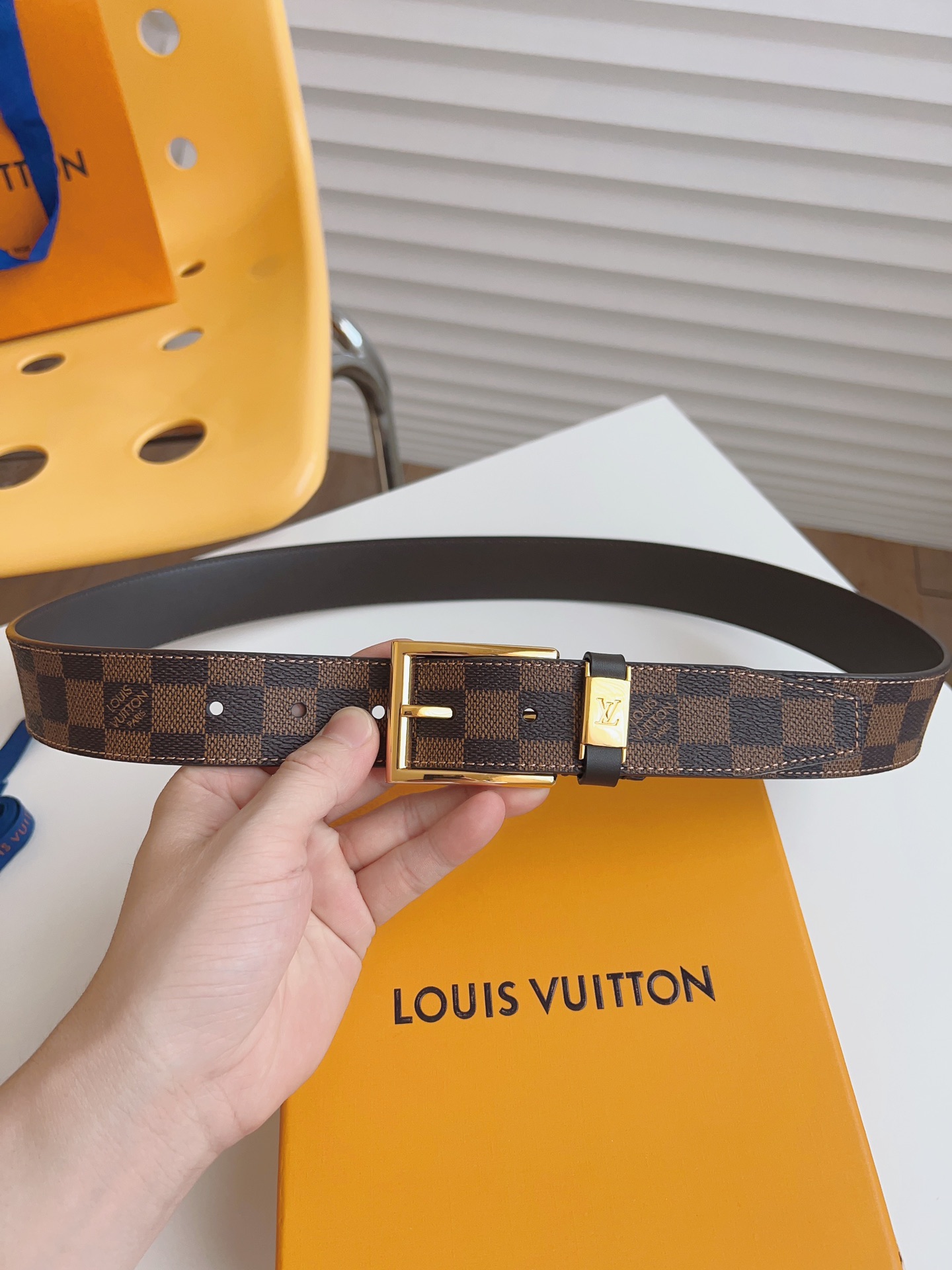 Louis Vuitton Male Basic Belt 35mm-l