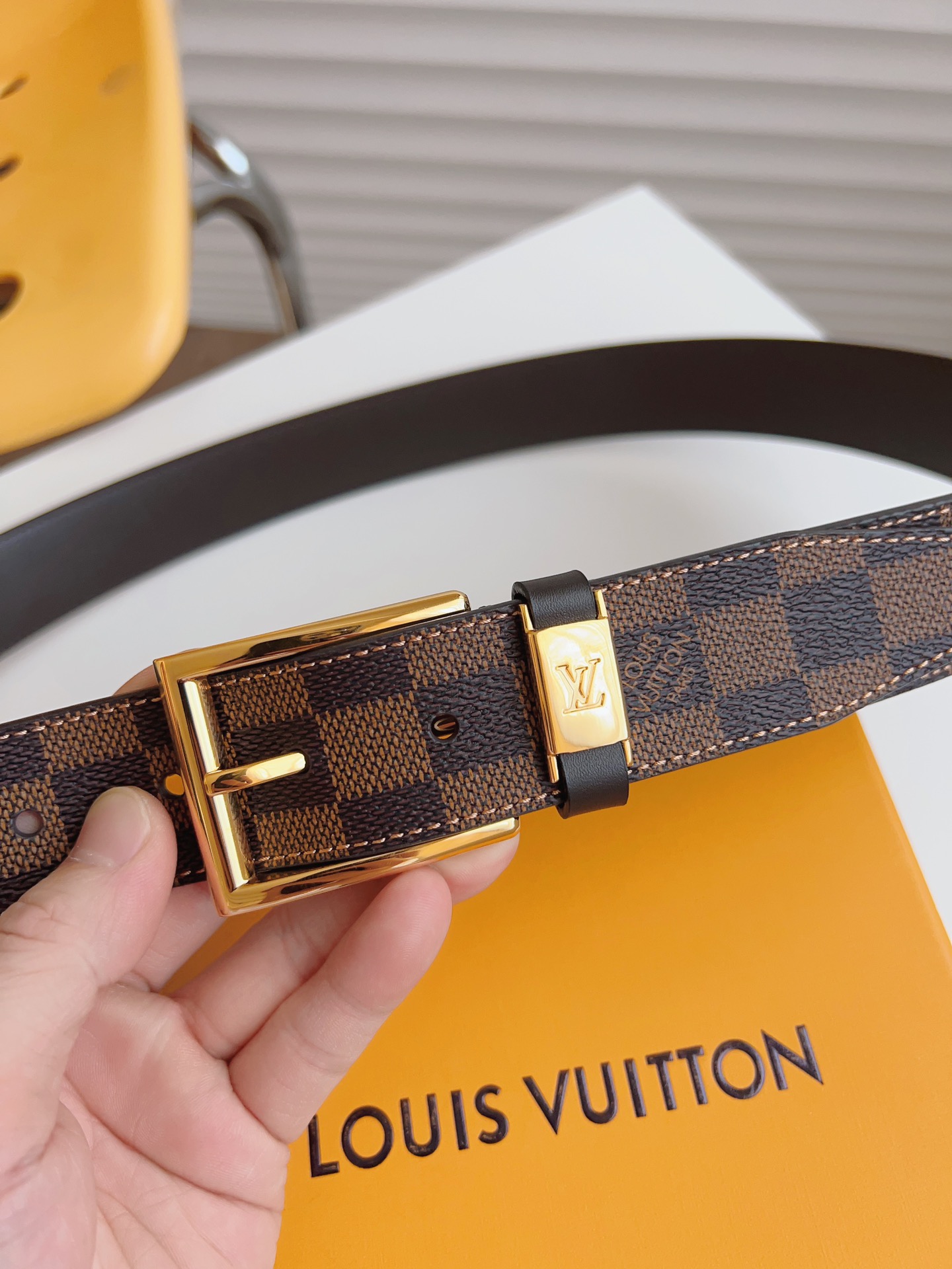 Louis Vuitton Male Basic Belt 35mm-l