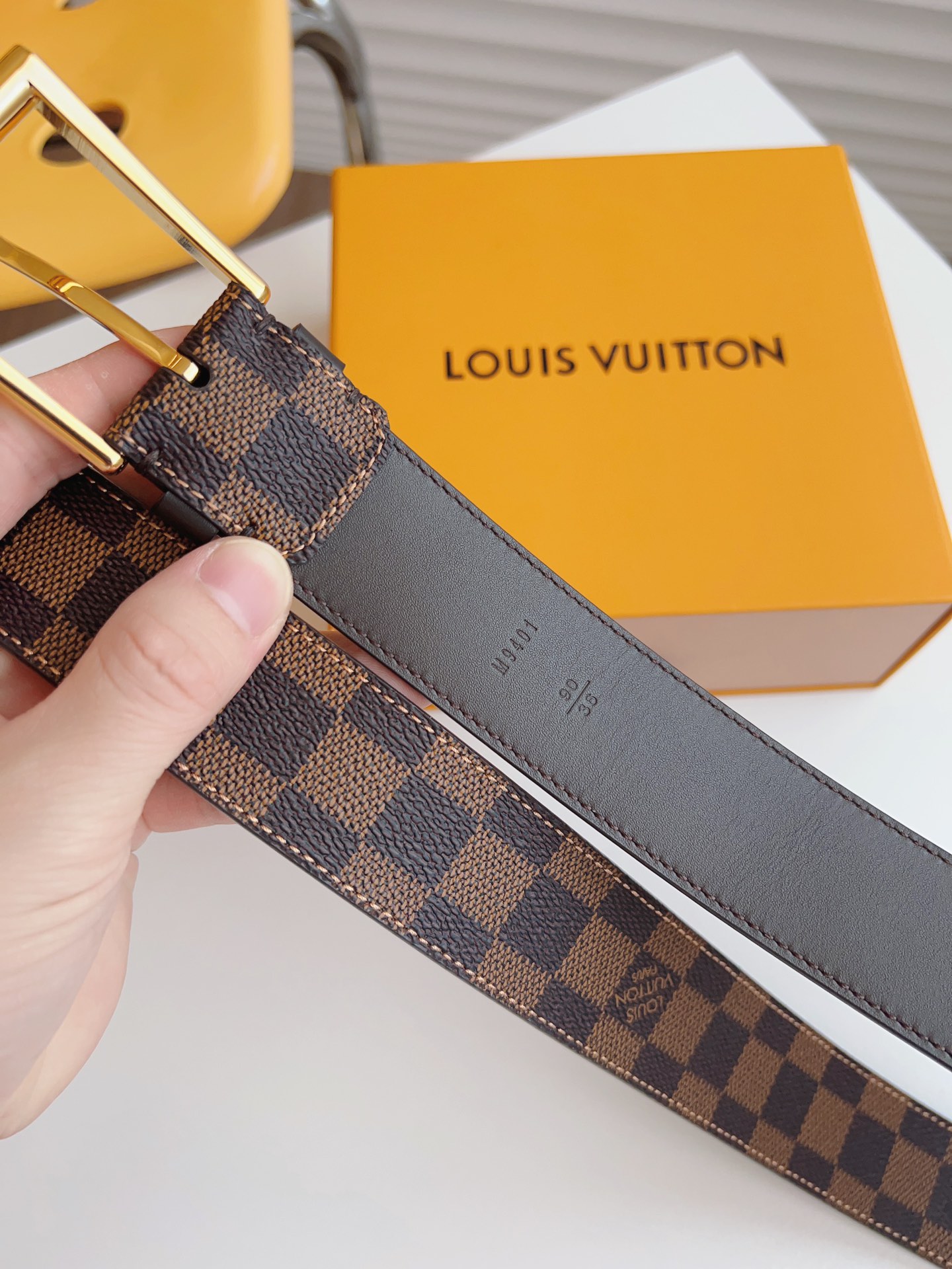 Louis Vuitton Male Basic Belt 35mm-l