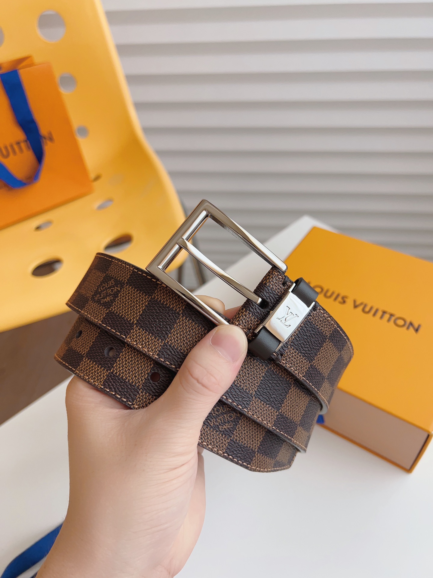 Louis Vuitton Male Basic Belt 35mm-l