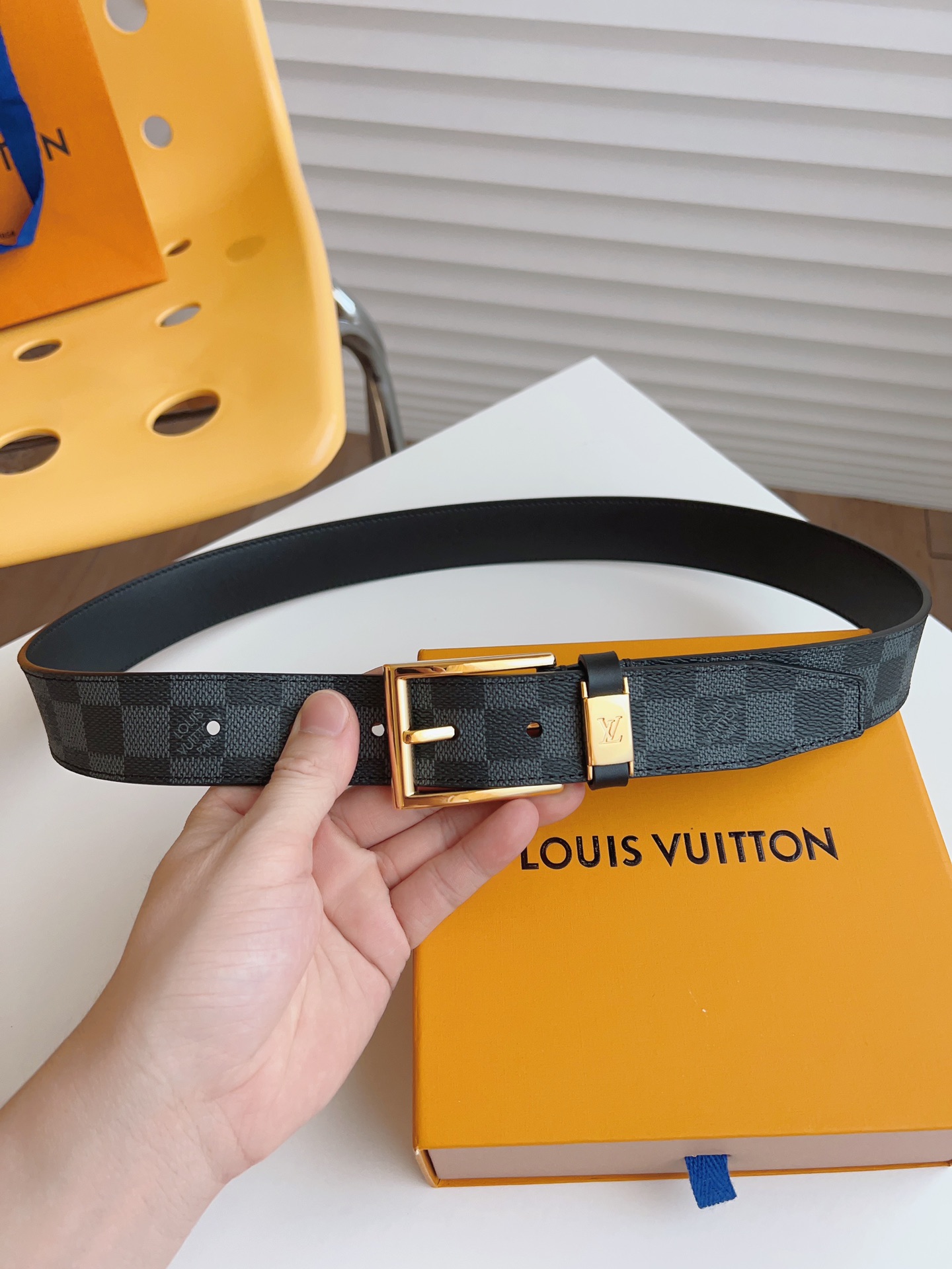 Louis Vuitton Male Basic Belt 35mm-l