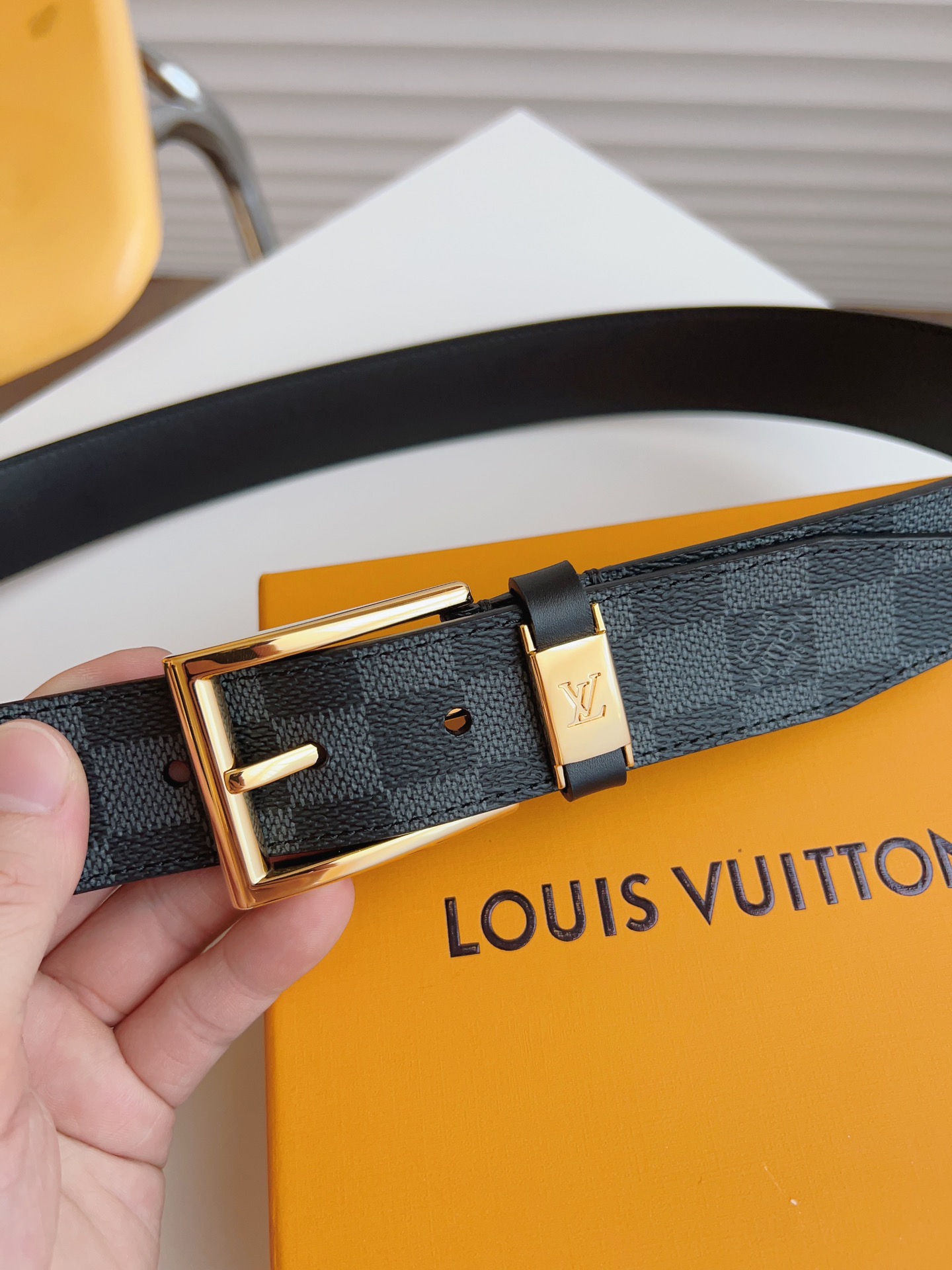 Louis Vuitton Male Basic Belt 35mm-l