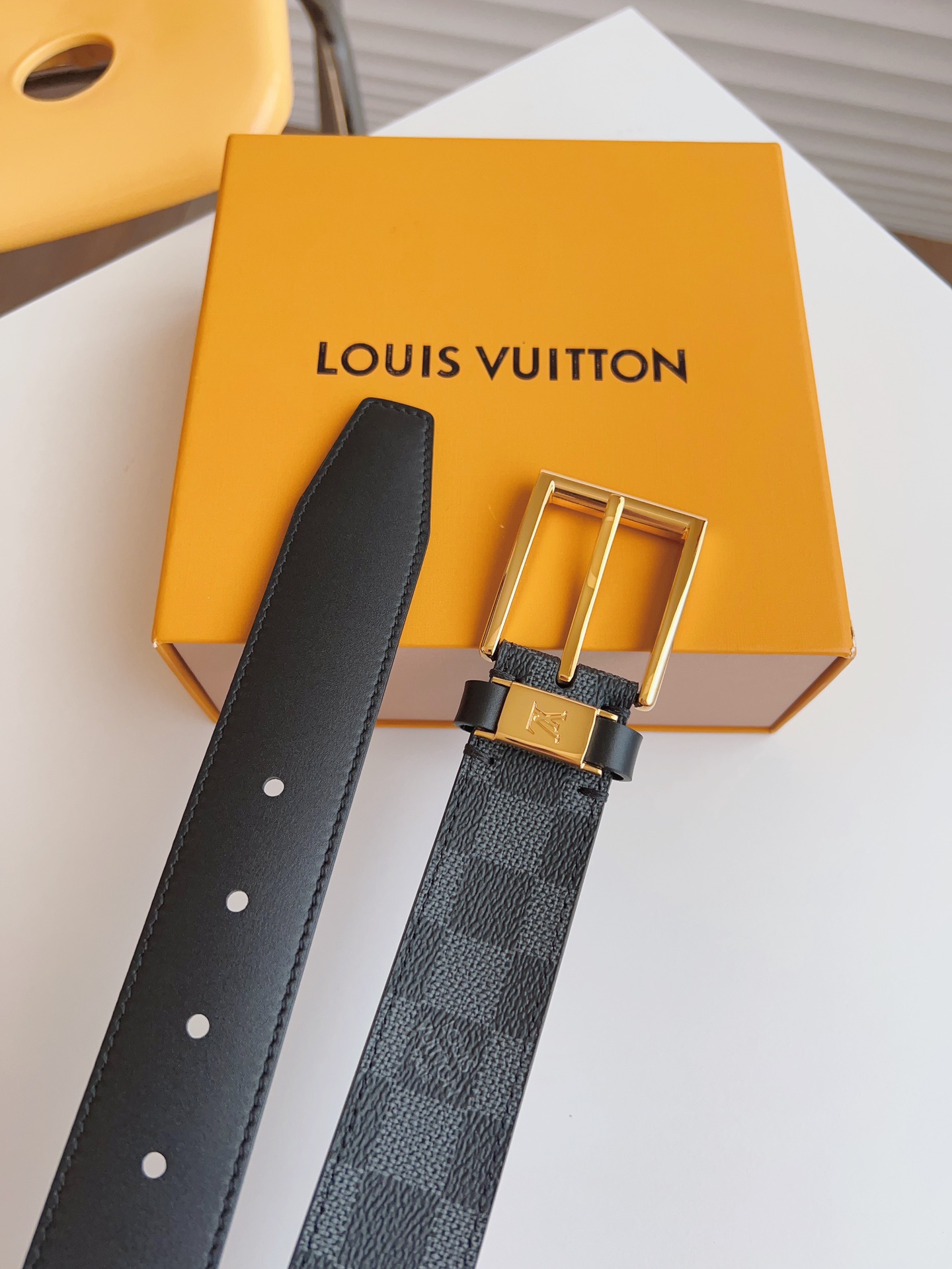 Louis Vuitton Male Basic Belt 35mm-l