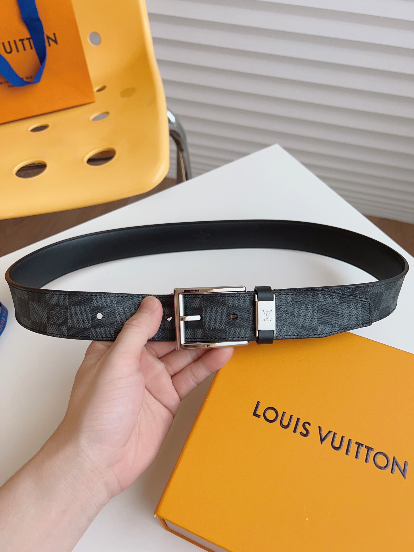 Louis Vuitton Male Basic Belt 35mm-l